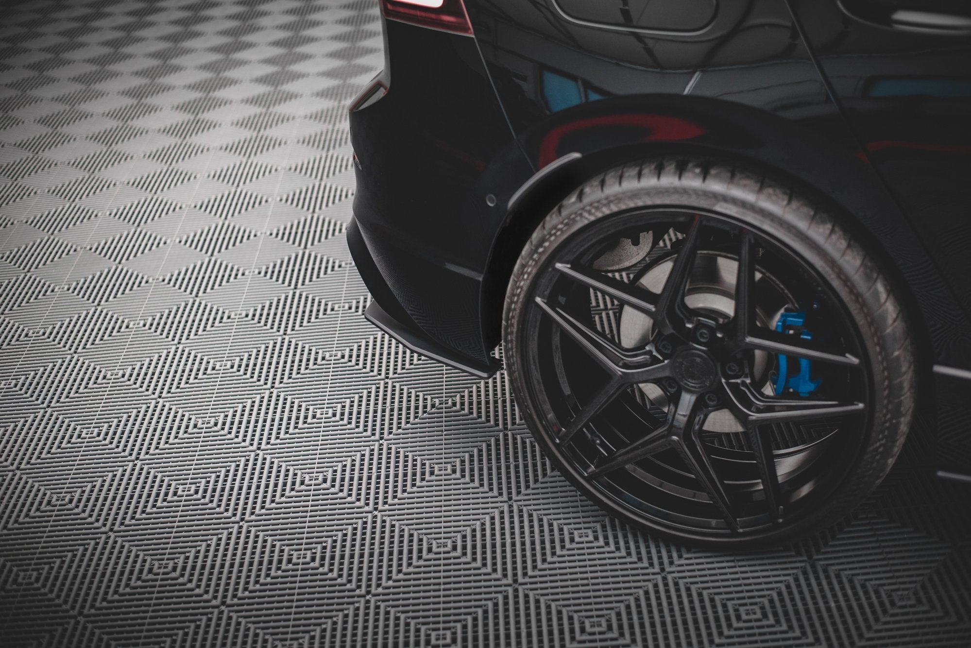 Street Pro Heck Ansatz Flaps Diffusor für Volkswagen Golf R Mk8