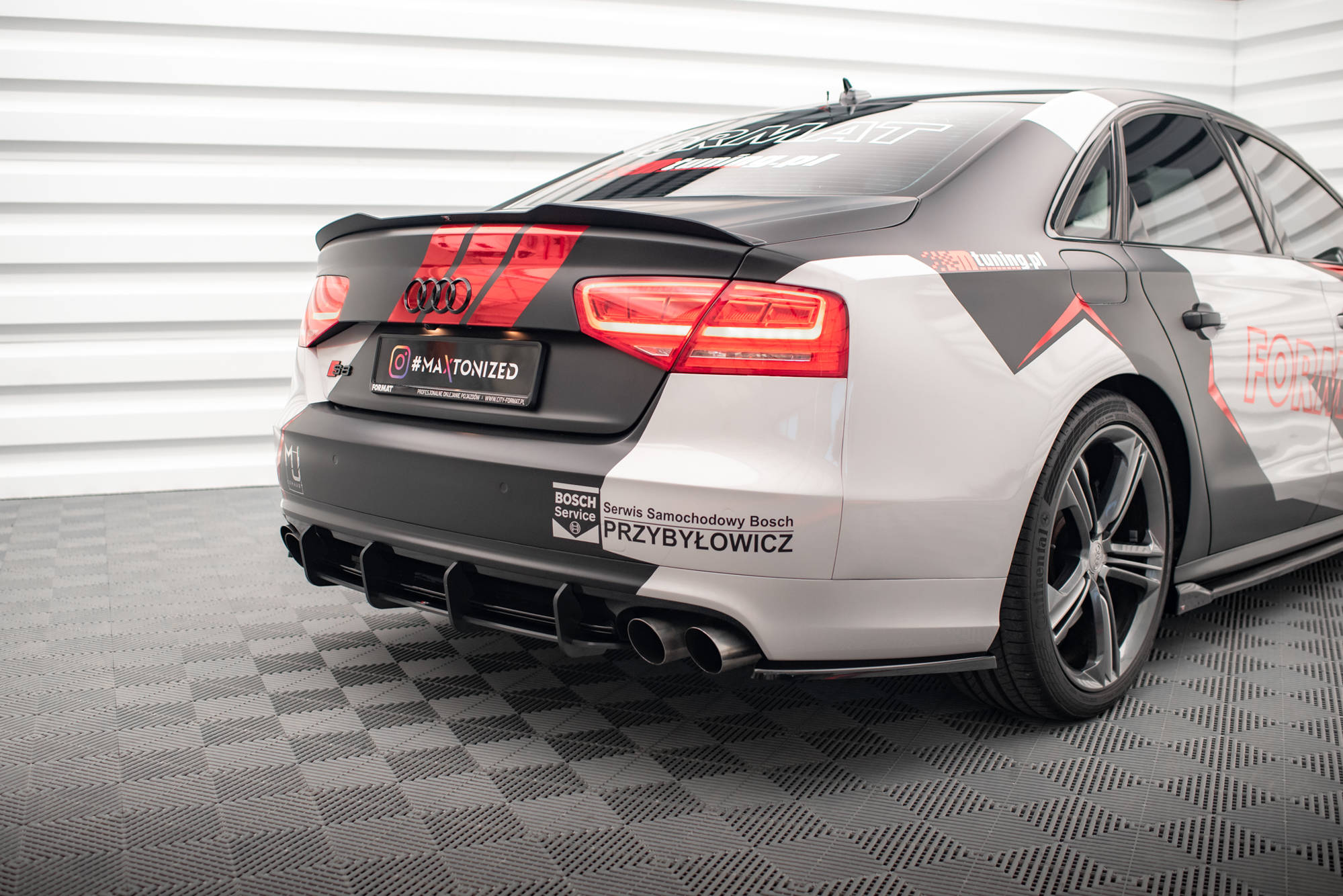 Street Pro Heckschürze für Audi S8 D4