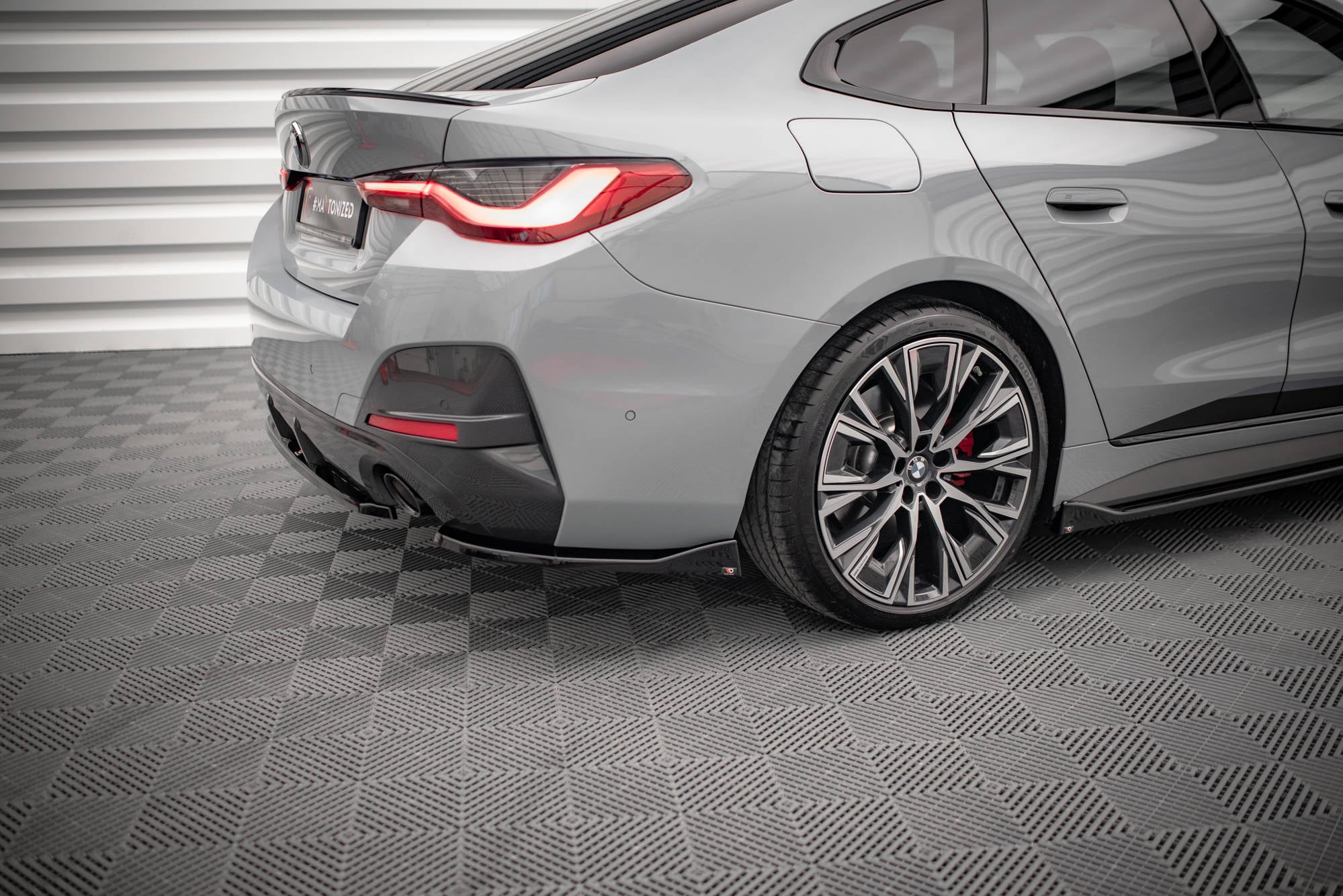 Flaps Heckansatz V2 Diffusor für BMW 4er Gran Coupe M - Paket G26