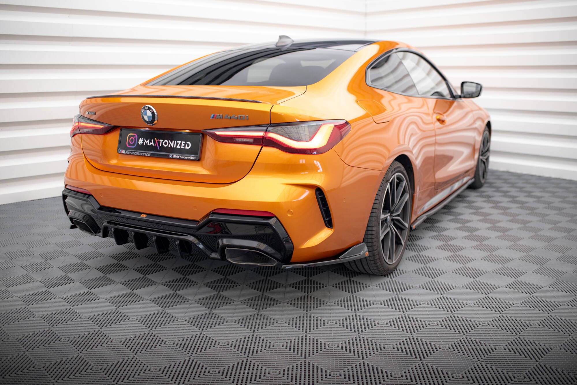 Flaps Heckansatz V6 Diffusor für BMW 4er M440i G22 / G23 / G22 Facelift / G23 Facelift