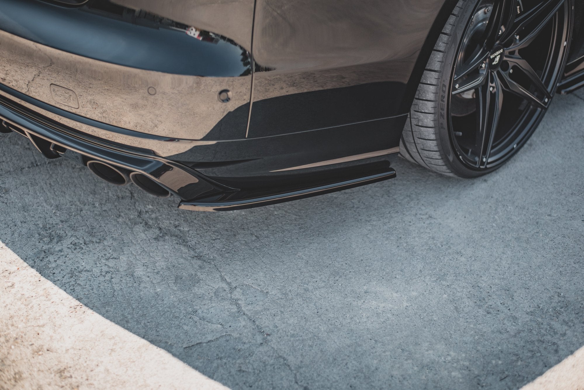 Flaps V2 Heckansatz Flaps Heckansatz für Audi S8 D4 Facelift