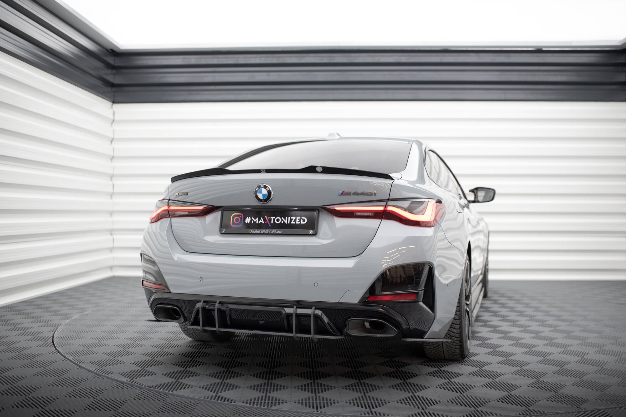 Street Pro Flaps Heckansatz Diffusor für BMW 4er Gran Coupe M440i G26