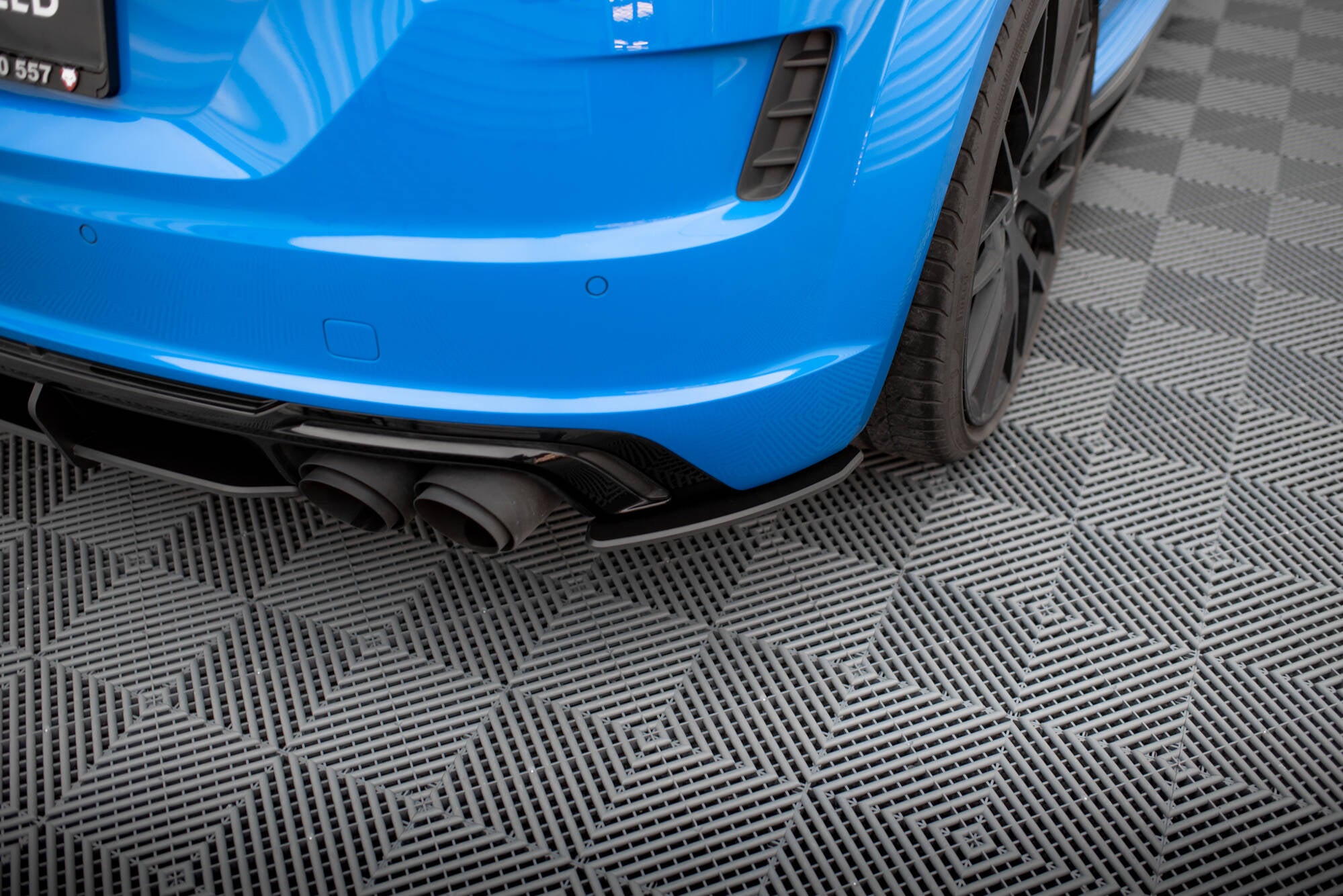 Street Pro Flaps Heckansatz Flaps Heckansatz für Audi TT S 8S Facelift