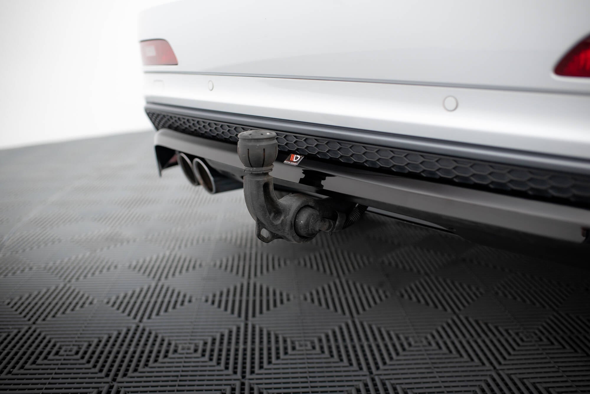 Mittlerer Cup Diffusor DTM Look Heck Ansatz für Audi Q3 S-line 8U