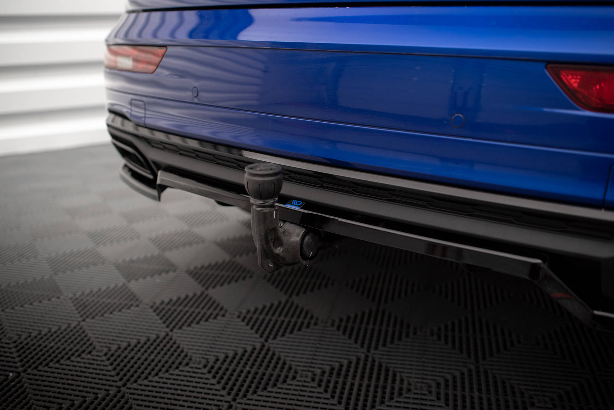 Mittlerer Cup Diffusor DTM Look Heck Ansatz für Audi Q5 S-Line SUV Mk2 Facelift