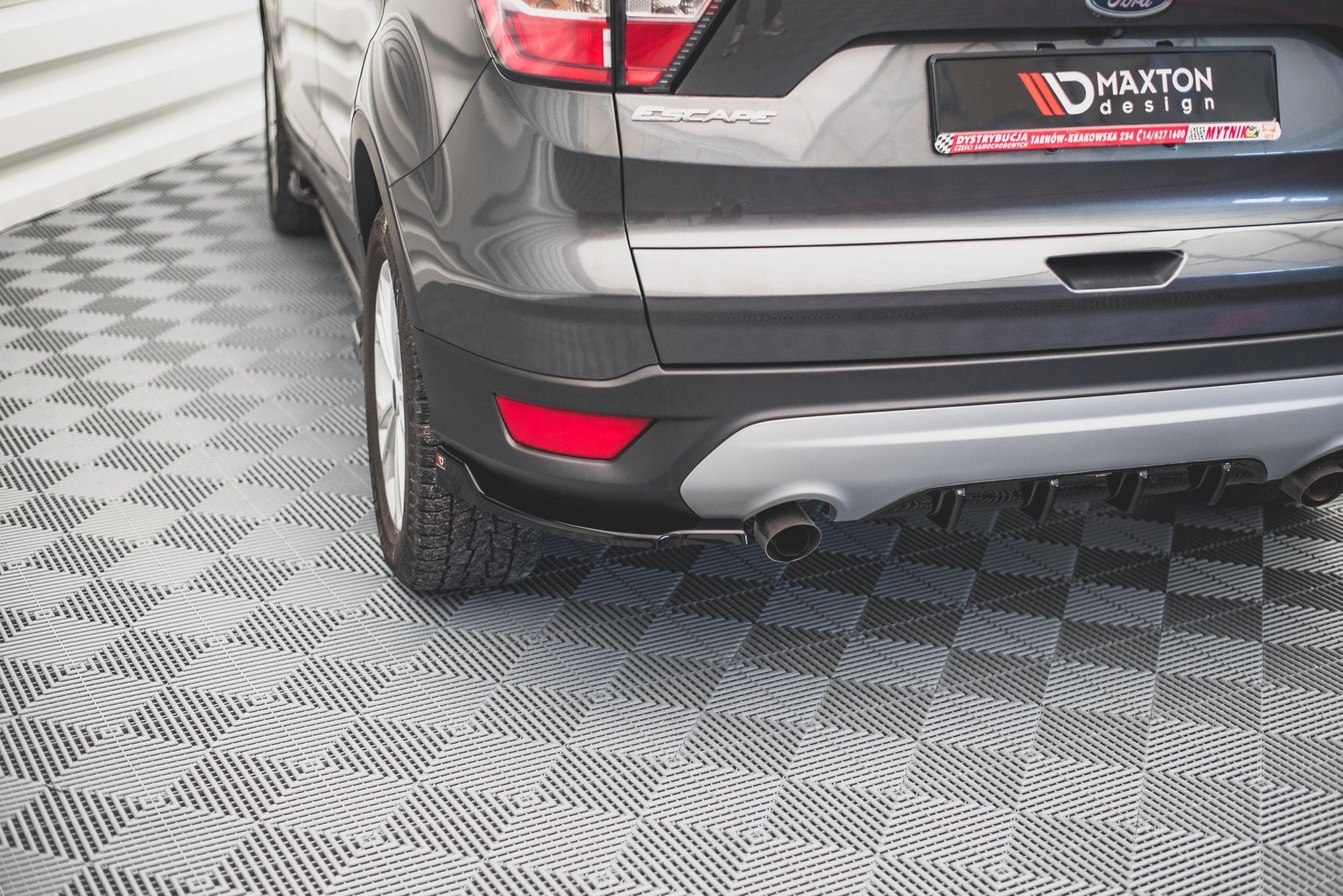 Heck Ansatz Flaps Diffusor für Ford Escape Mk3