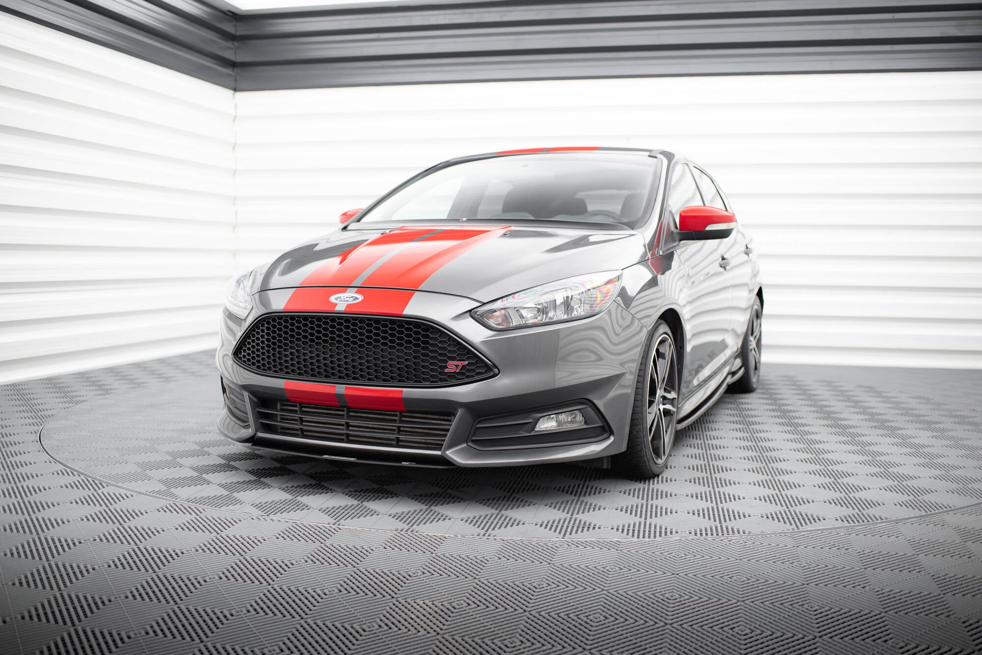Sport Frontlippe V3 für Ford Focus ST Mk3 FL