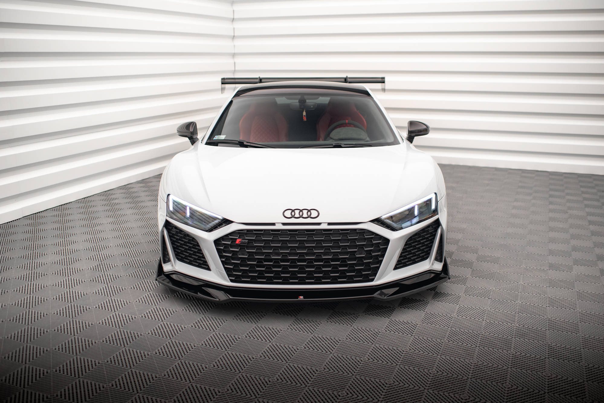 Frontlippe V3 + Flaps für Audi R8 Mk2 Facelift