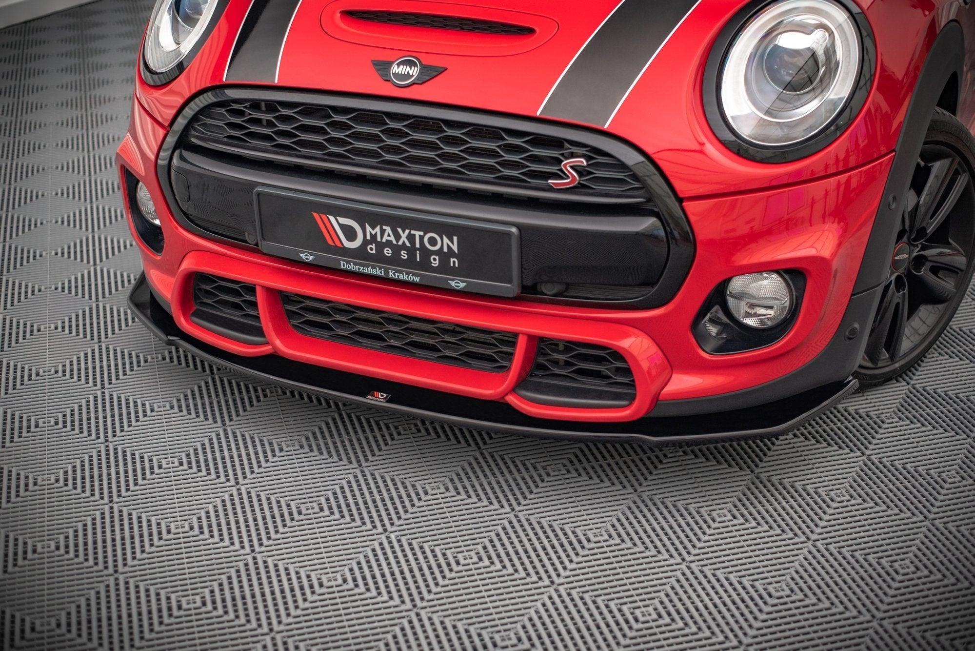 Frontlippe für Mini Cooper S John Cooper Works F56 Carbon Look