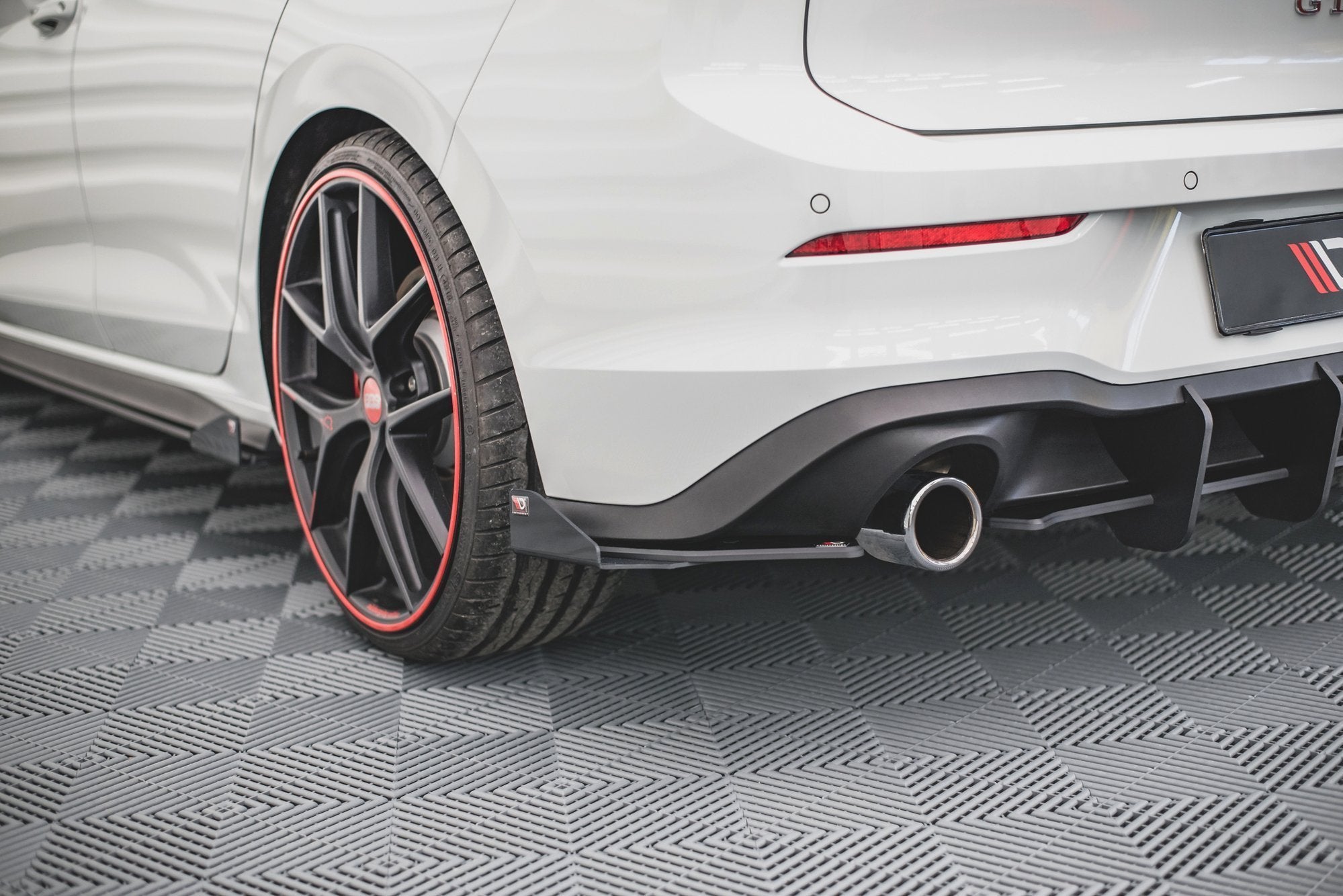 Street Pro Heck Ansatz Flaps Diffusor +Flaps für Volkswagen Golf GTI / GTE Mk8