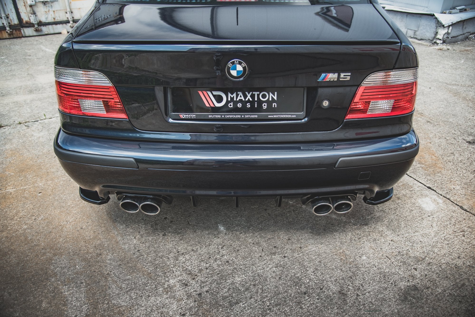 Flaps Heckansatz Diffusor für BMW M5 / 5 M-Paket E39