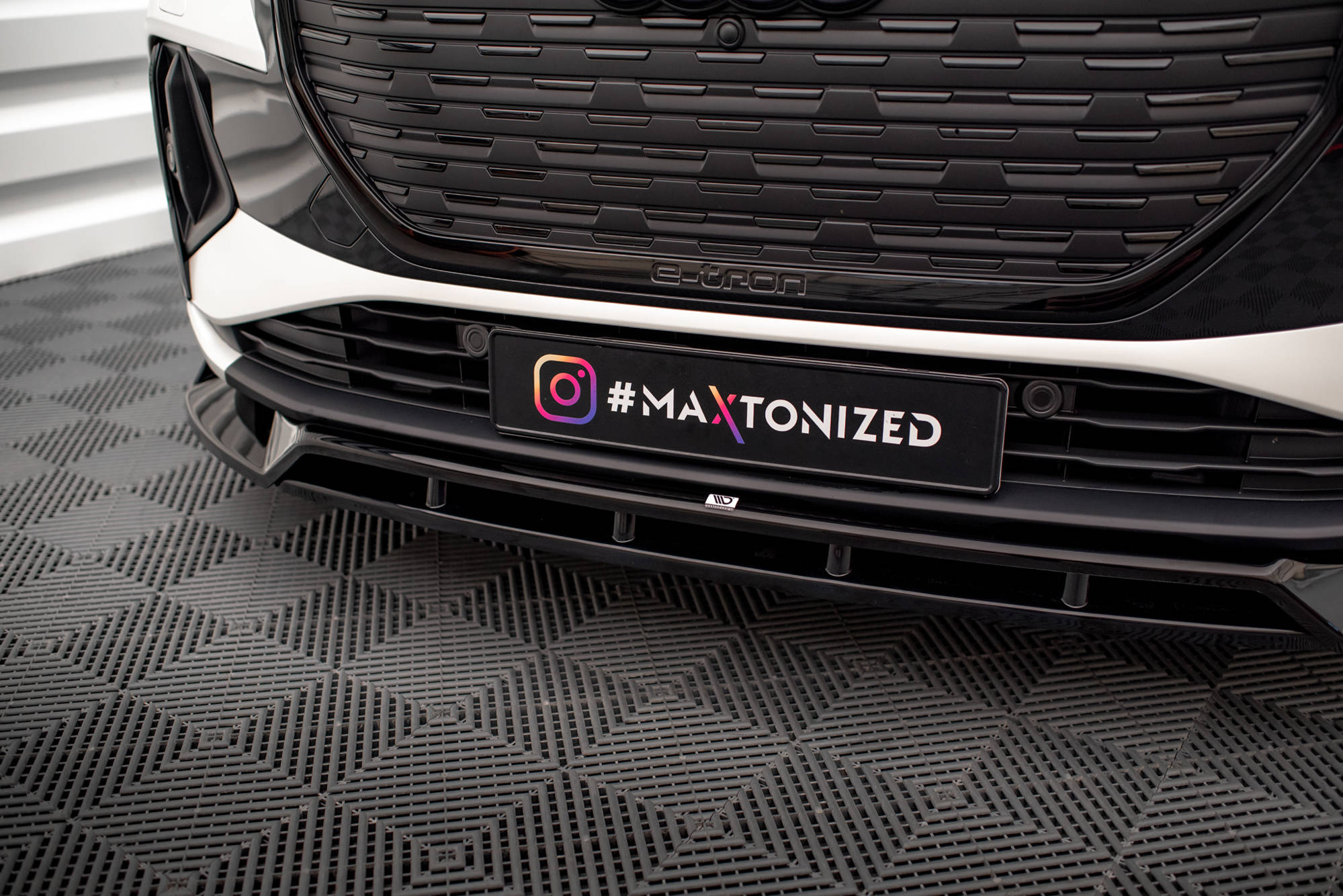Frontlippe V2 für Audi Q4 e-tron Sportback S-line Mk1