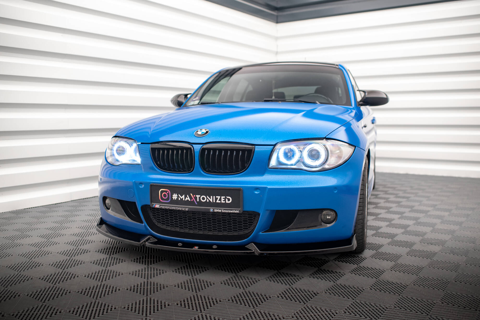 Frontlippe V2 für BMW 1er M - Paket E87 / E81 Facelift