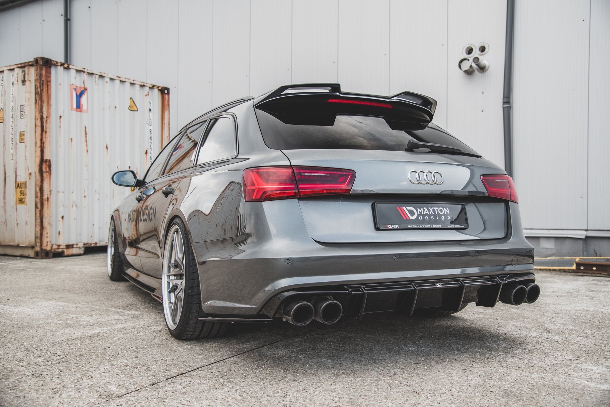 Diffusor V1 Heck Ansatz für Audi S6 C7 Facelift