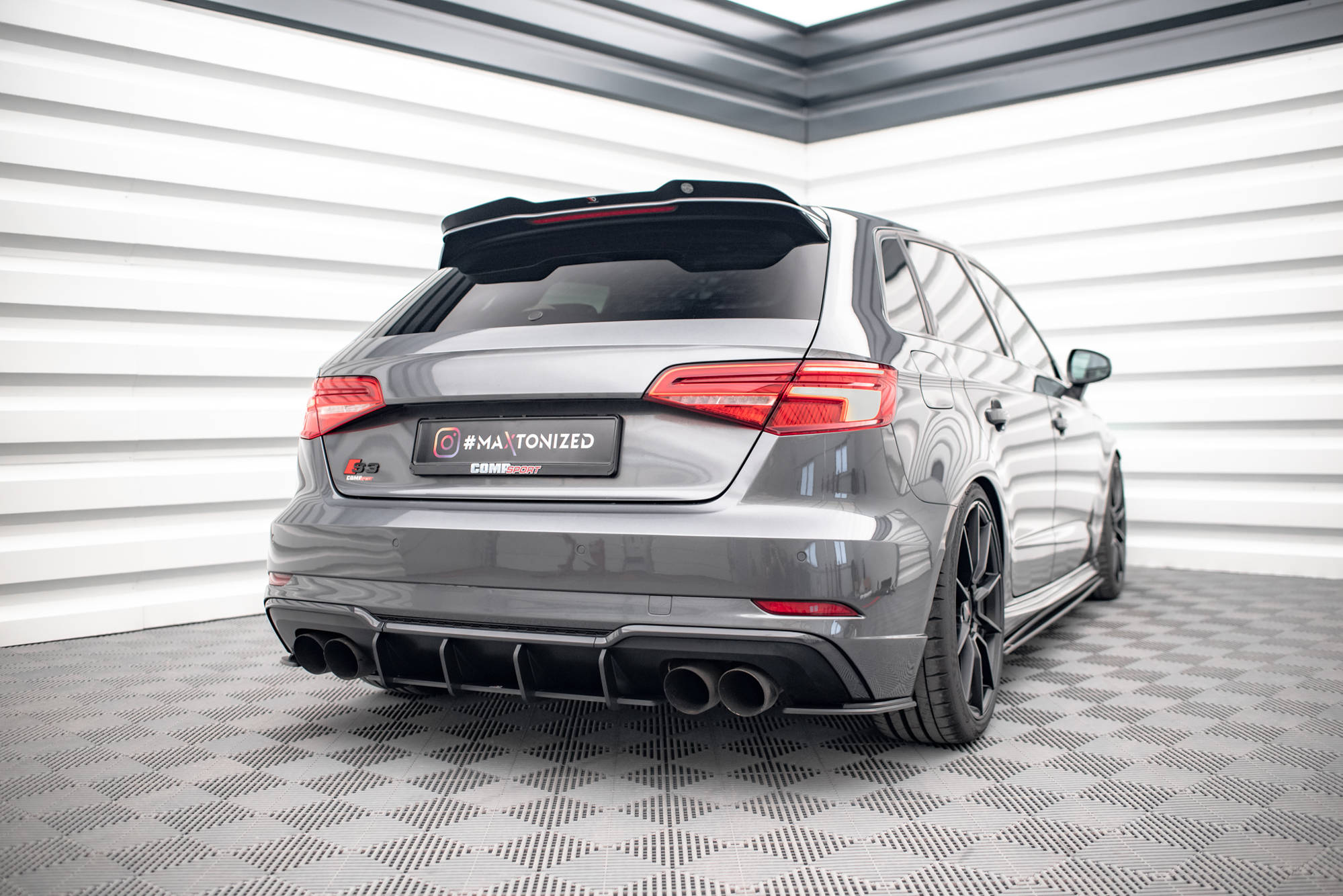 Street Pro Heckschürze für Audi S3 Sportback 8V Facelift