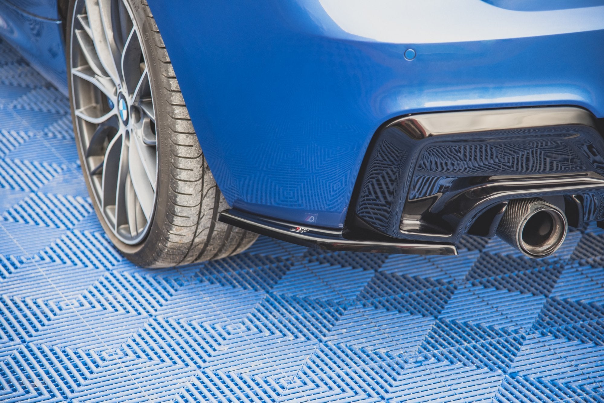 Flaps Heckansatz V2 Diffusor für (Für heckansatz ) BMW M135i F20