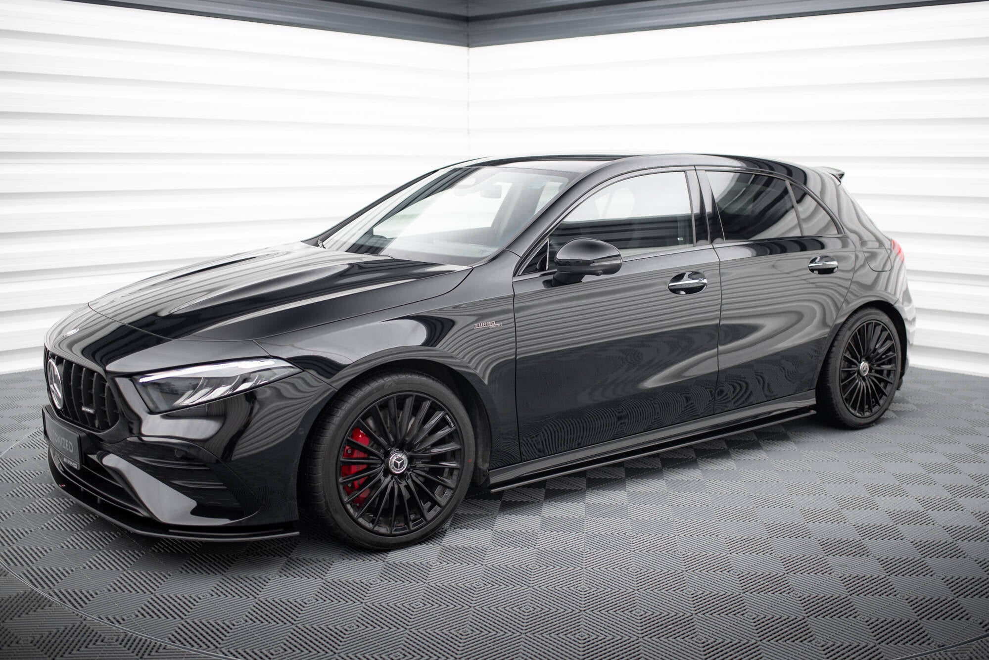 Street Pro Seitenschweller Ansatz für Mercedes-AMG A35 W177 Facelift