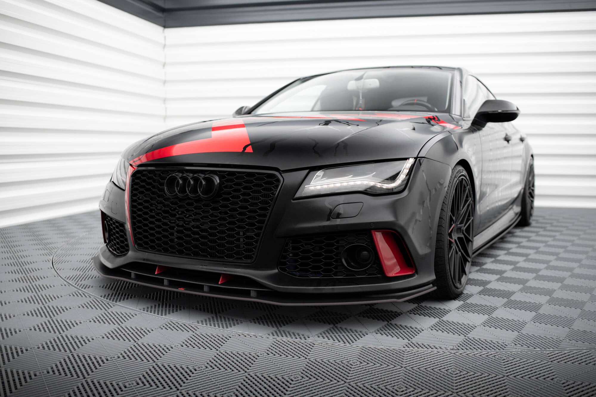 Street Pro Frontlippe für für Audi A7 RS7 Look C7