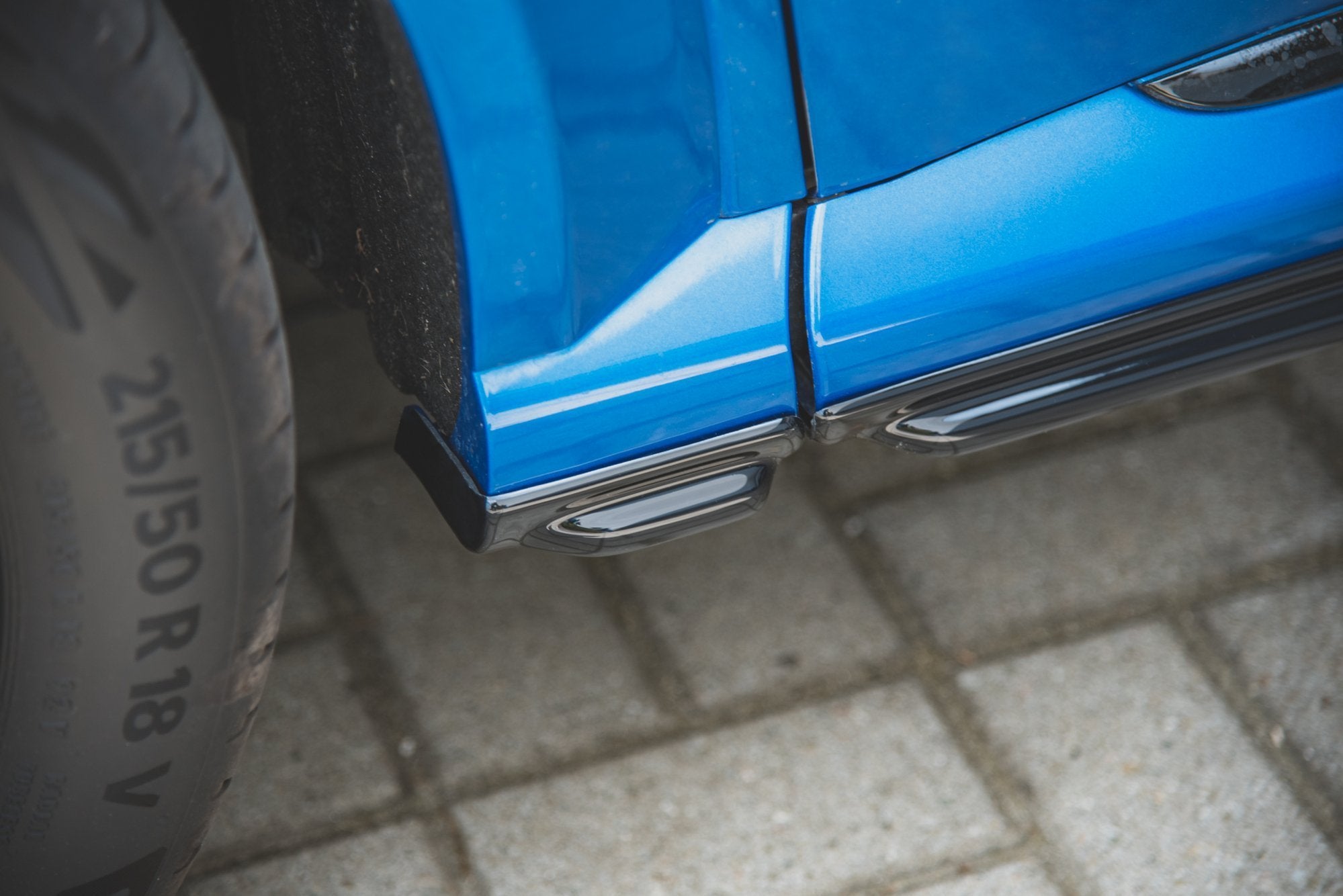 Seitenschweller Ansatz für Ford Puma ST-Line Carbon Look