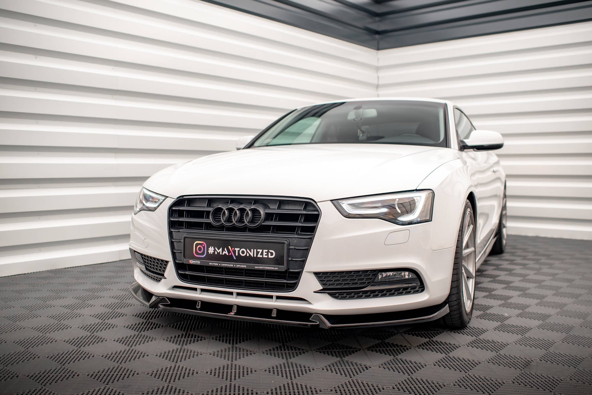 Frontlippe V1 für Audi A5 Coupe / Sportback 8T Facelift