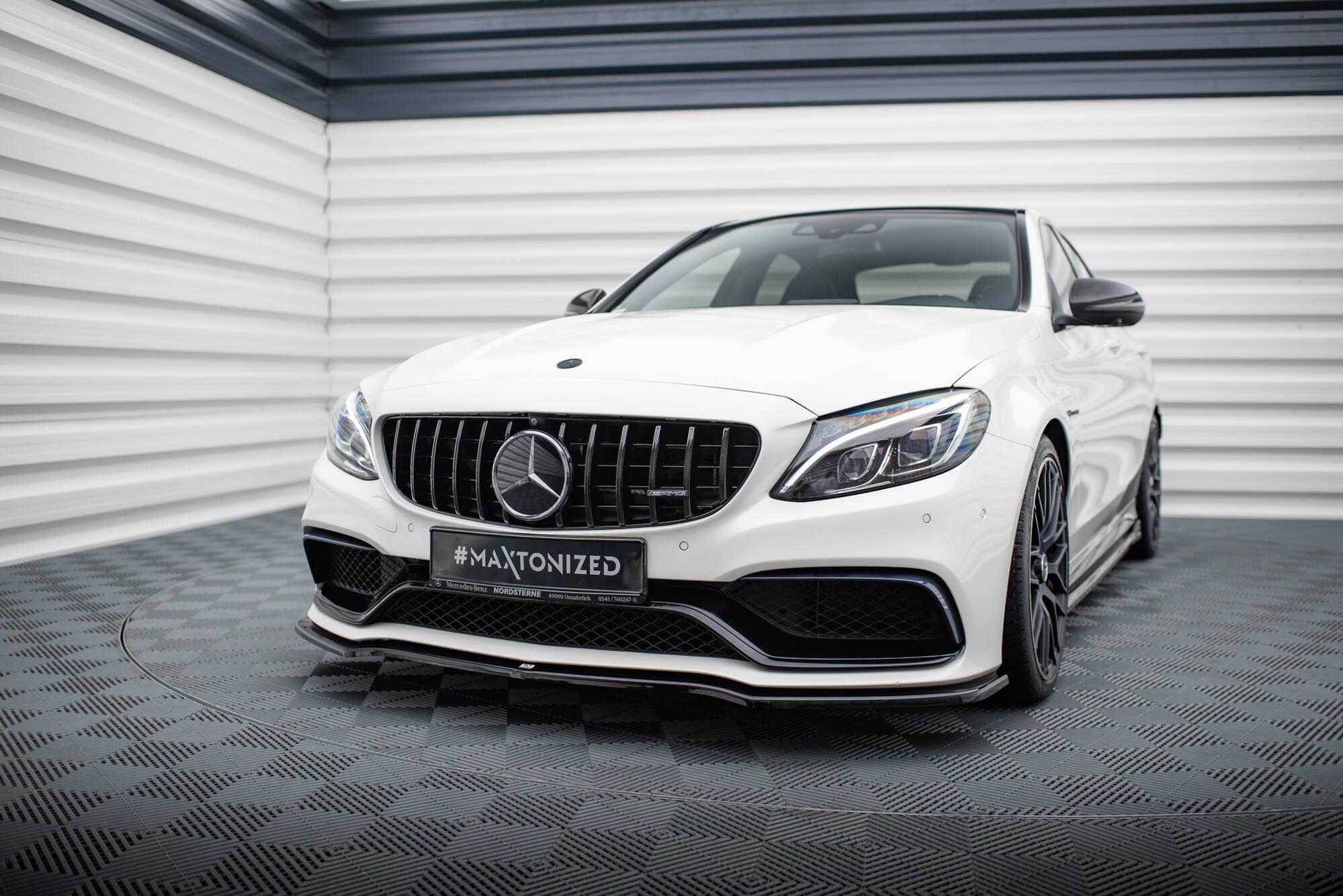Frontlippe V1 für Mercedes-AMG C63 Limousine / Kombi W205 / S205