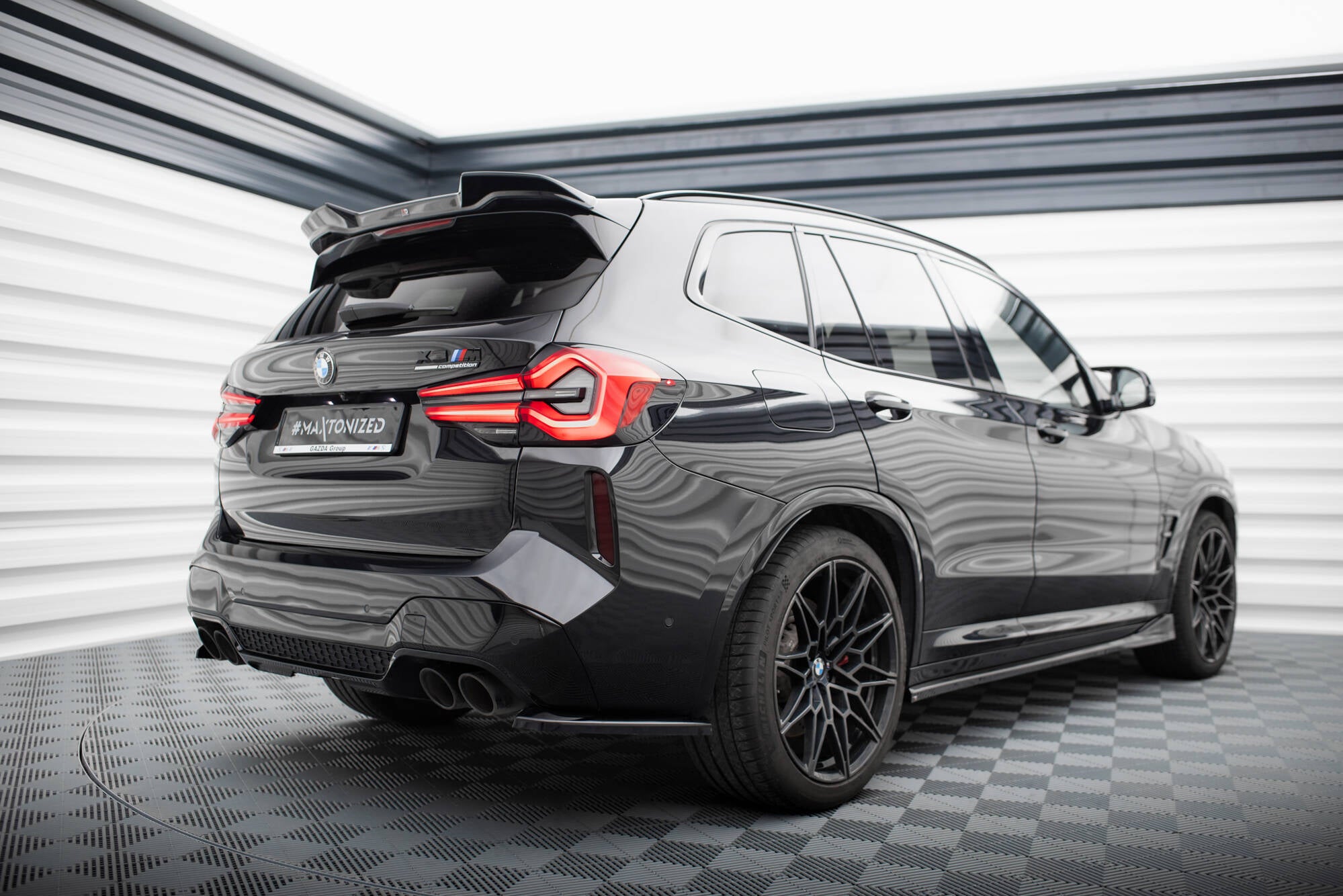 Flaps Heckansatz V1 Diffusor für BMW X3 M F97 / F97 Facelift