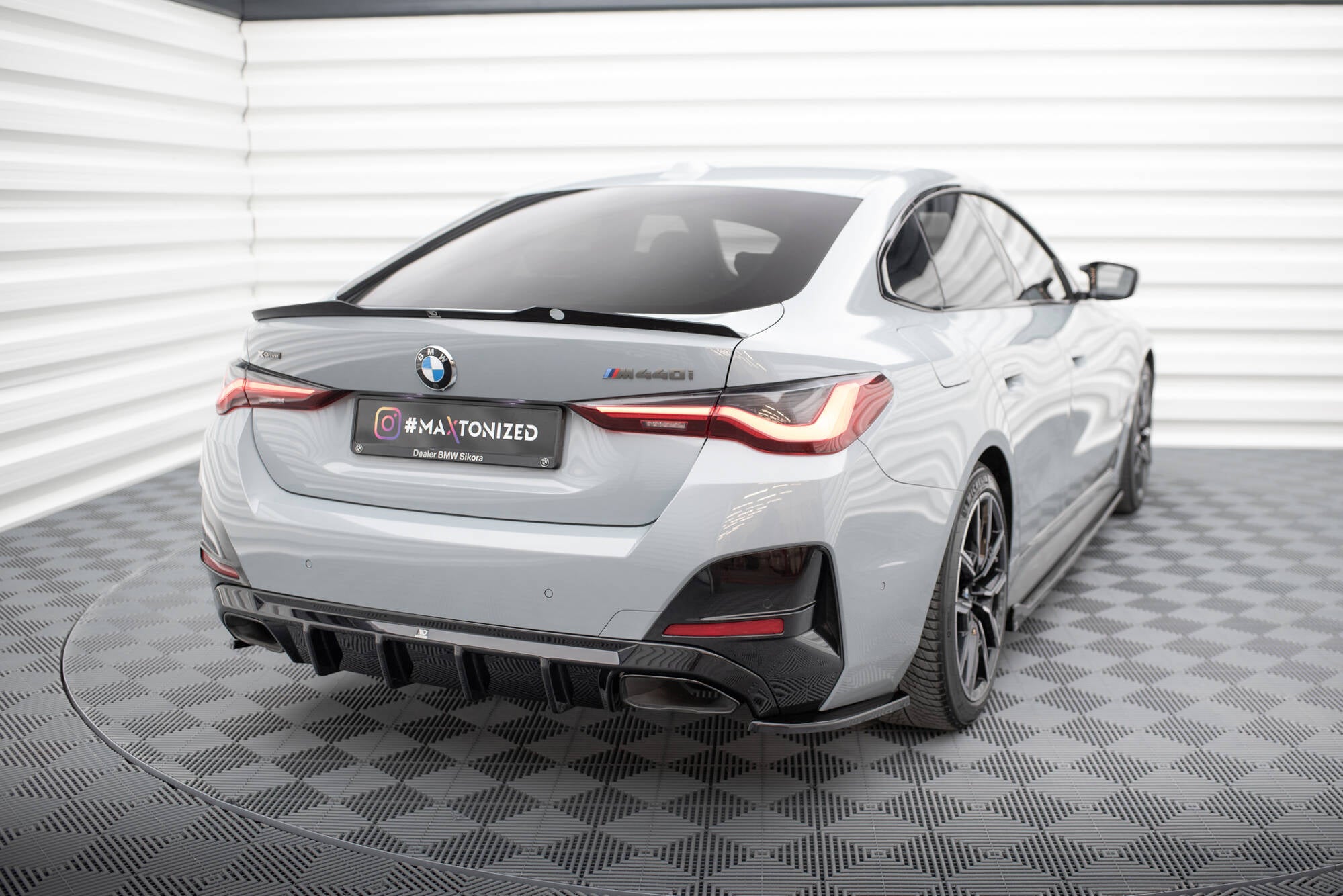Flaps Heckansatz V3 Diffusor für BMW M440i Gran Coupe G26