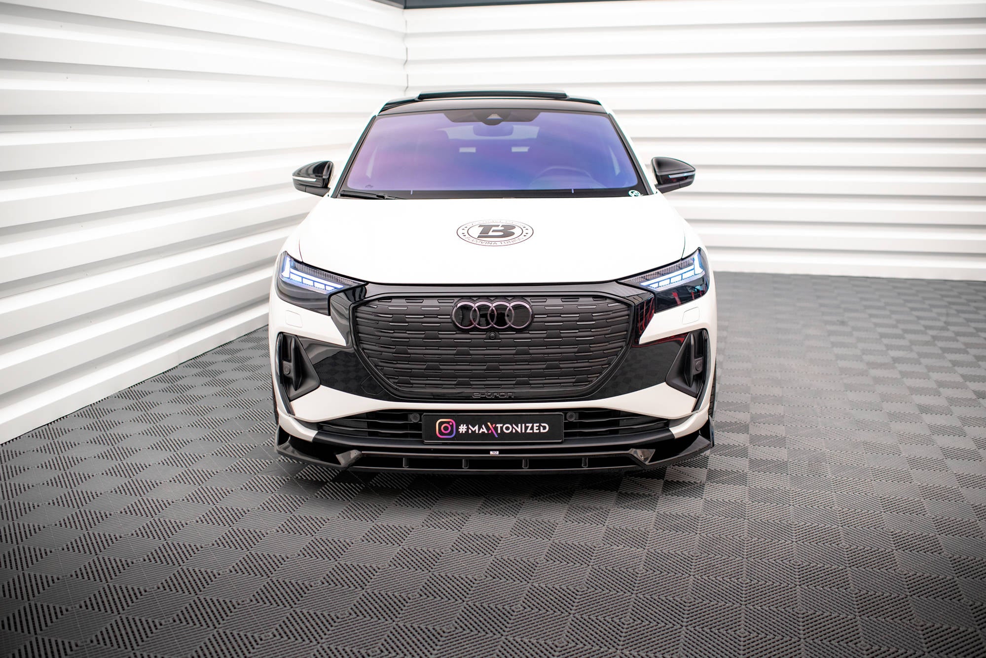 Frontlippe V2 für Audi Q4 e-tron Sportback S-line Mk1