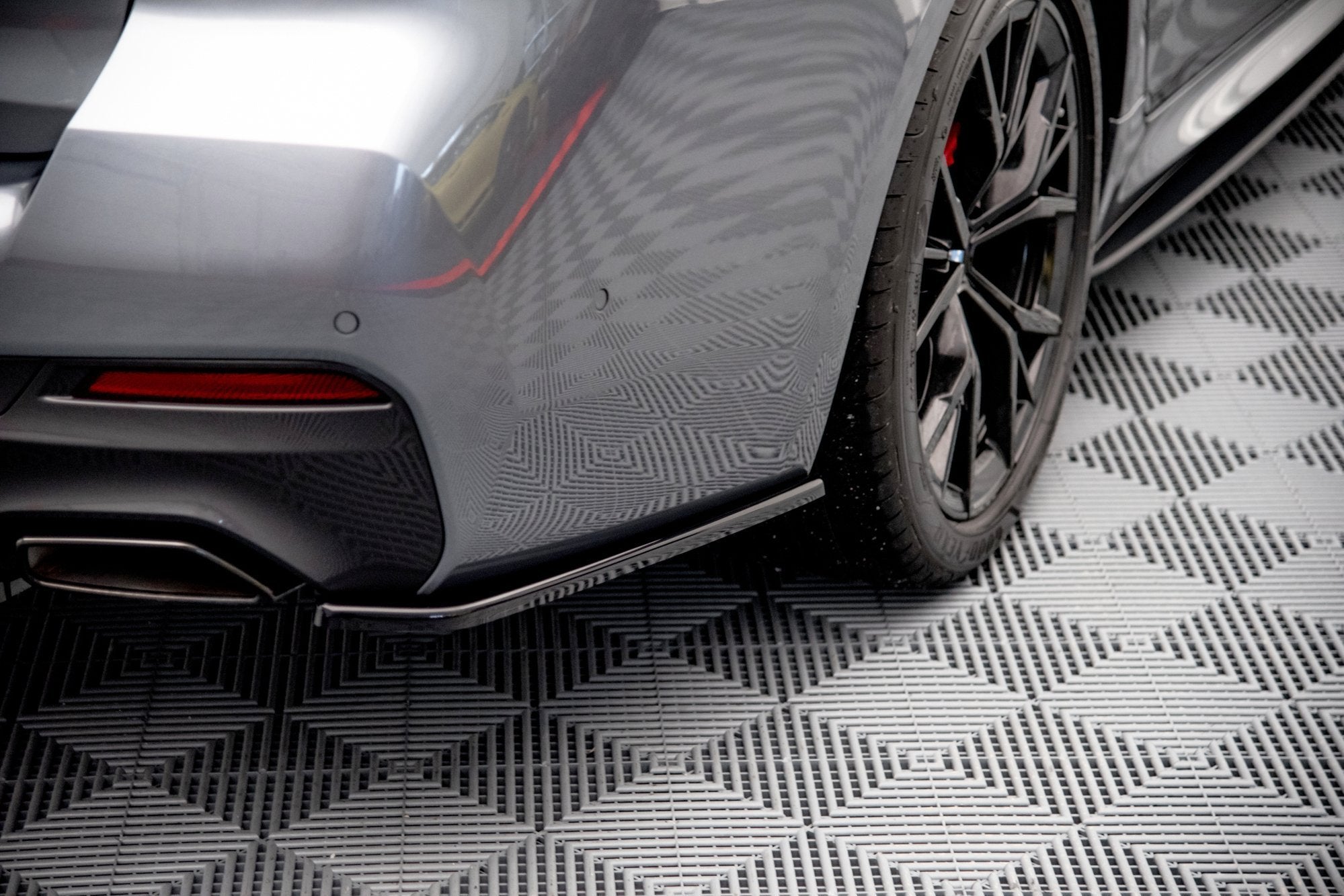 Flaps Heckansatz Diffusor für BMW 5er G30 Facelift M-Paket
