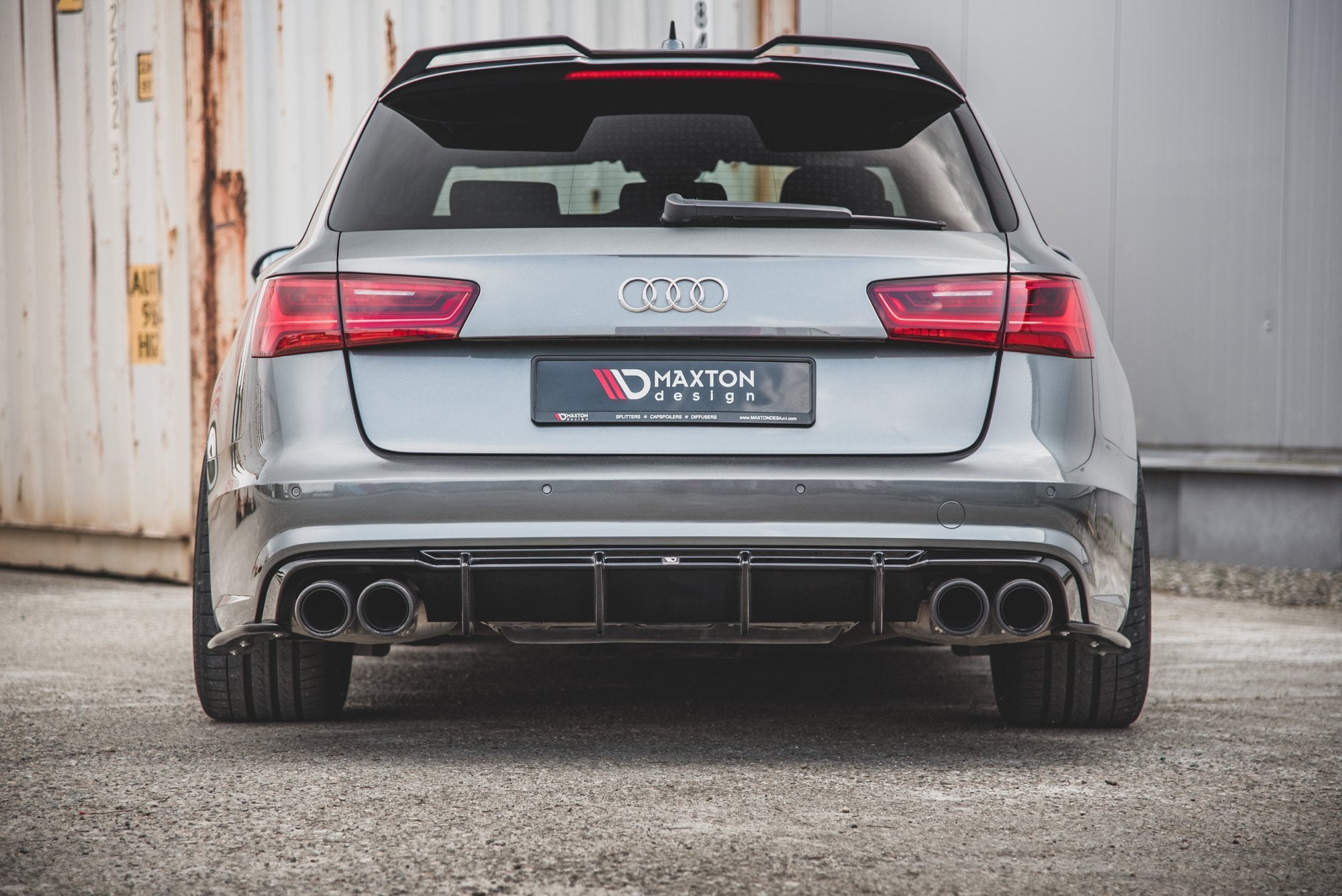 Diffusor V1 Heck Ansatz für Audi S6 C7 Facelift