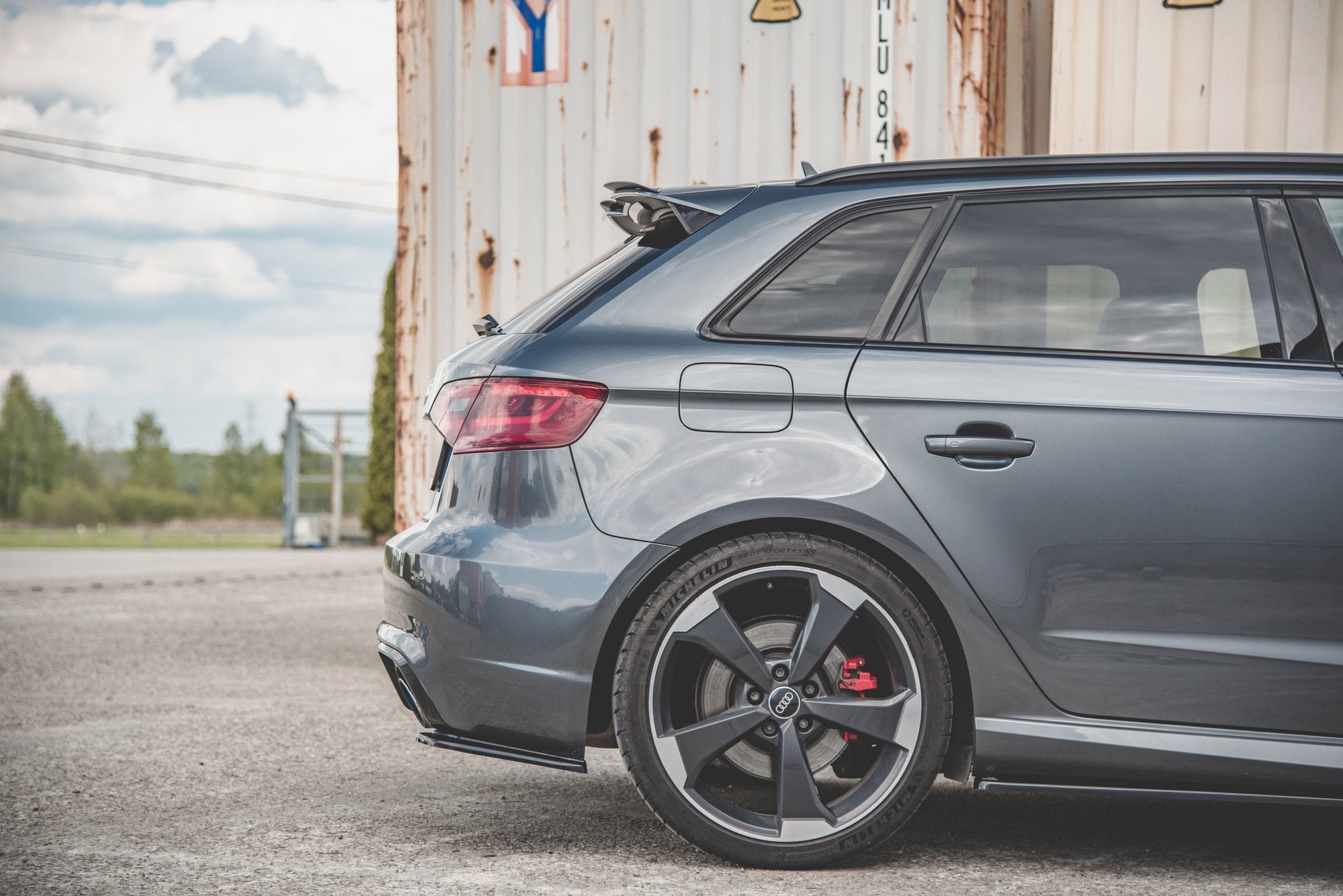 Flaps V1 Heckansatz Flaps Heckansatz für Audi RS3 8V Sportback