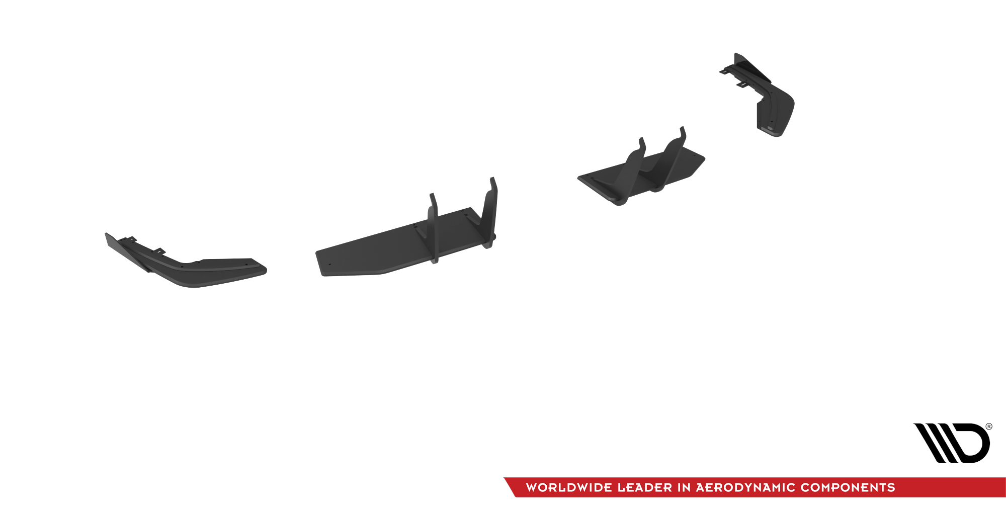 Street Pro Heck Ansatz Flaps Diffusor + Flaps für Honda Civic Type-R Mk 11