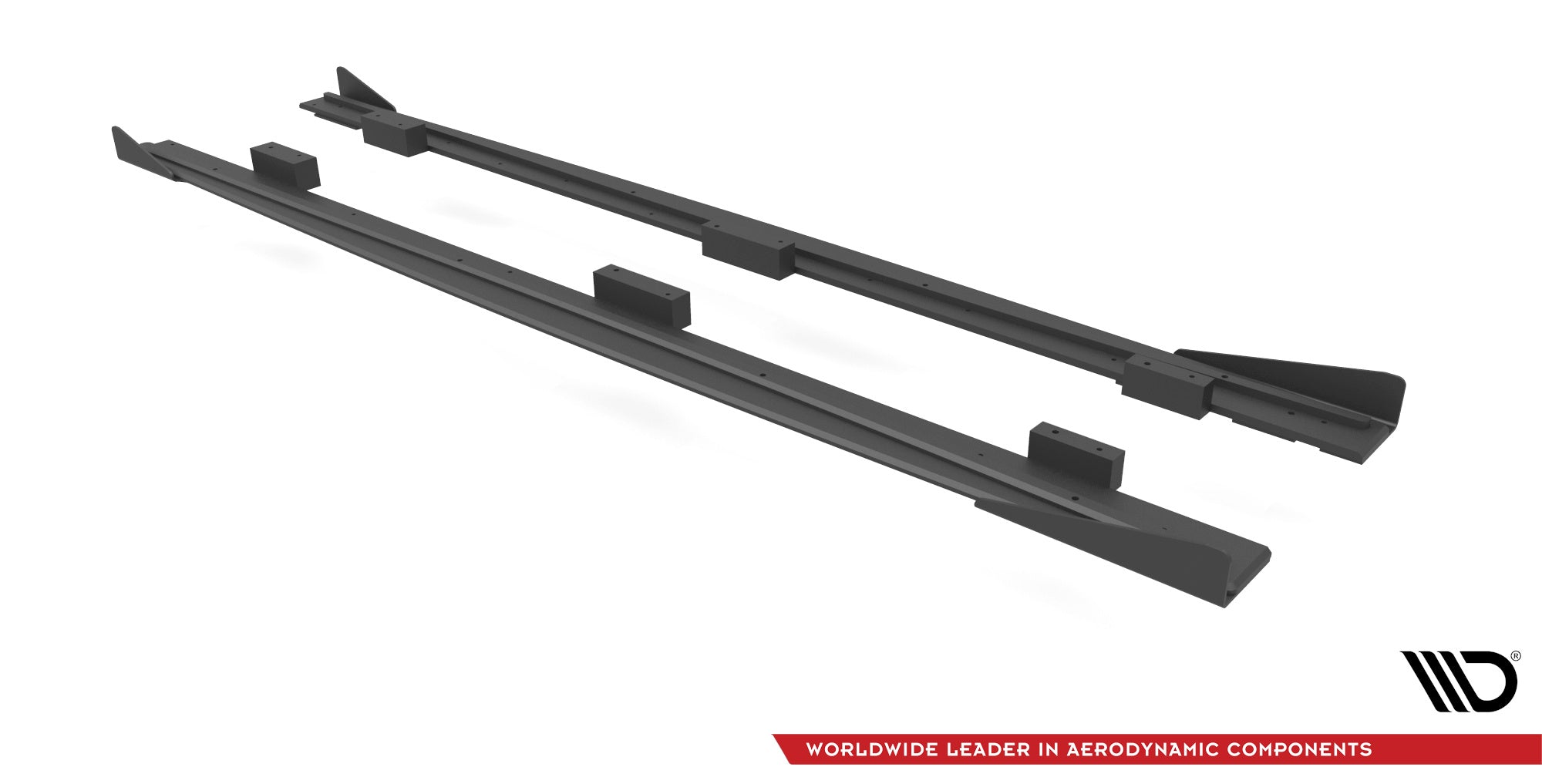 Street Pro Seitenschweller Ansatz + Flaps für Audi S3 / A3 S-Line Sportback 8V Facelift