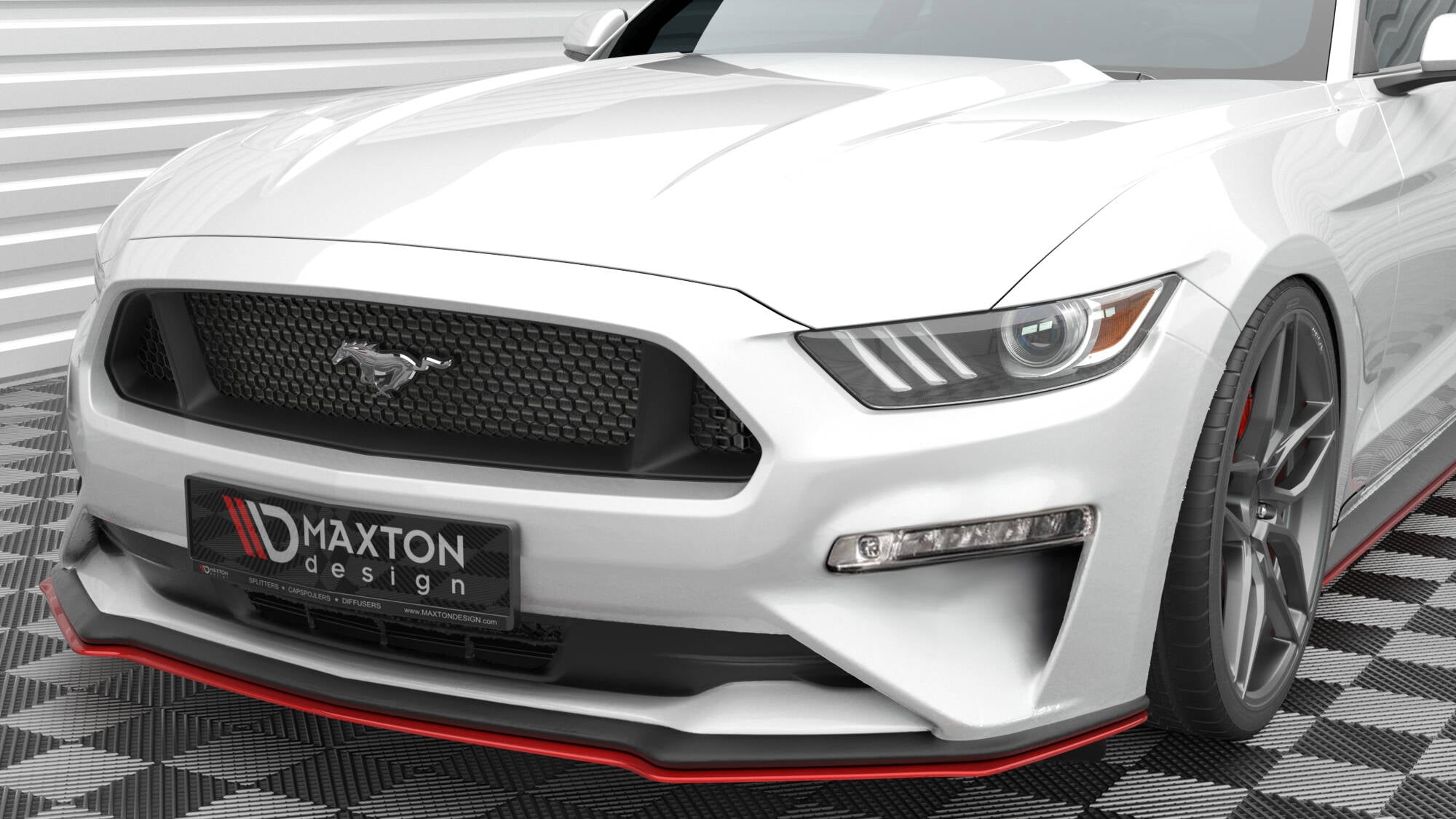 Frontlippe V2 für Ford Mustang Mk6 Facelift
