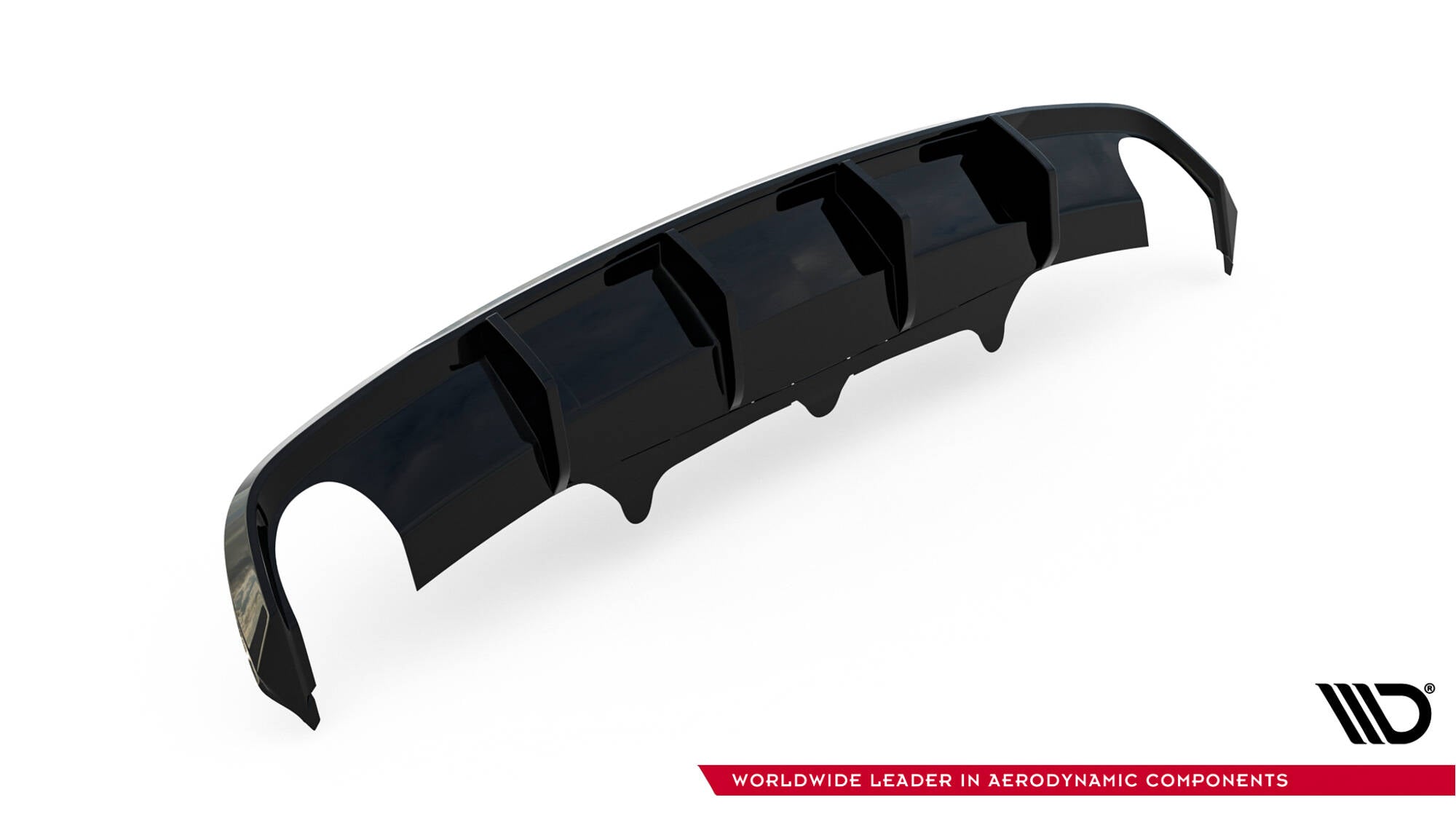 Diffusor Heck Ansatz für Audi A6 S-line Avant C7