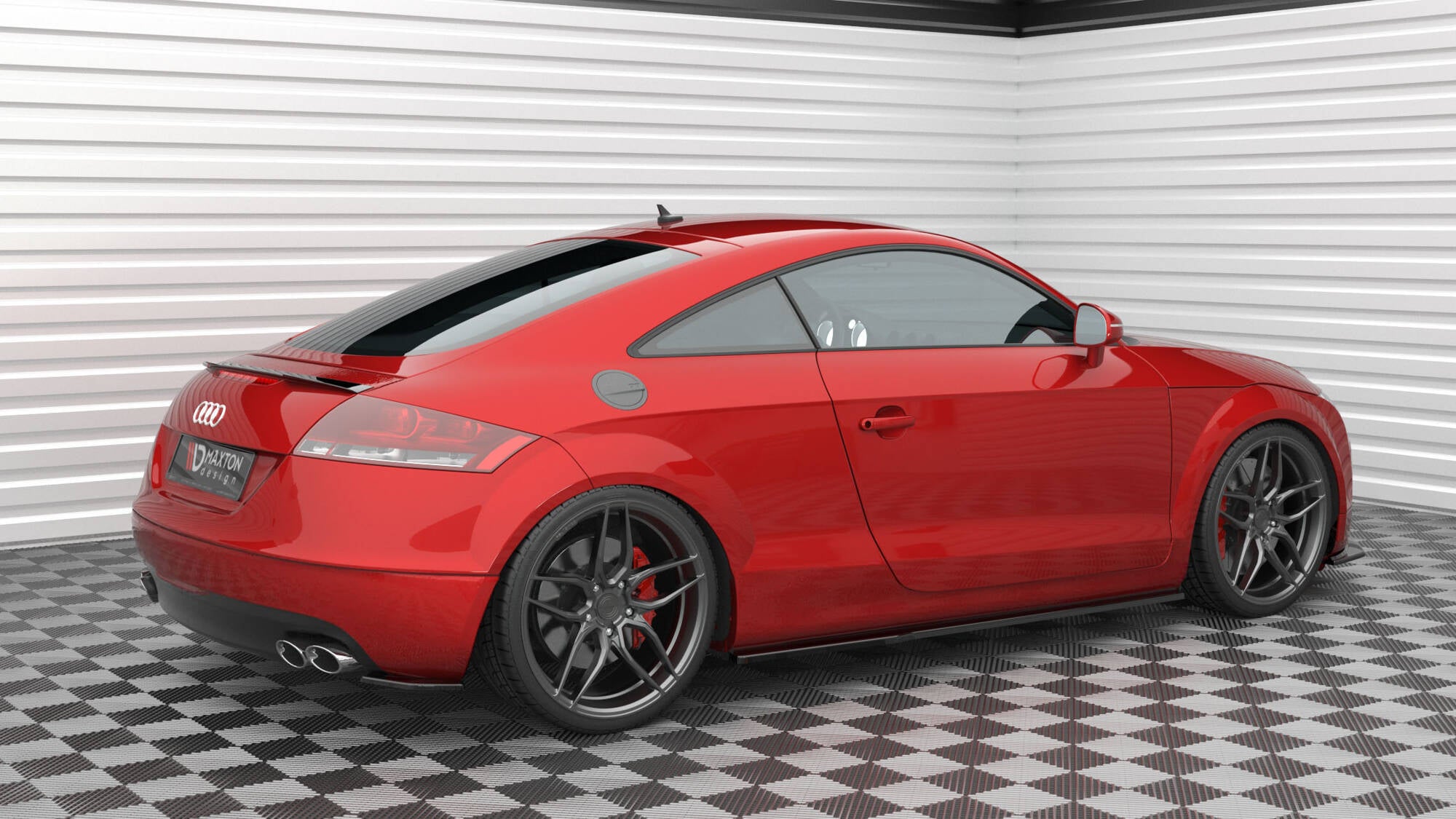 Flaps V6 Heckansatz Flaps Heckansatz für Audi TT 3.2 8J