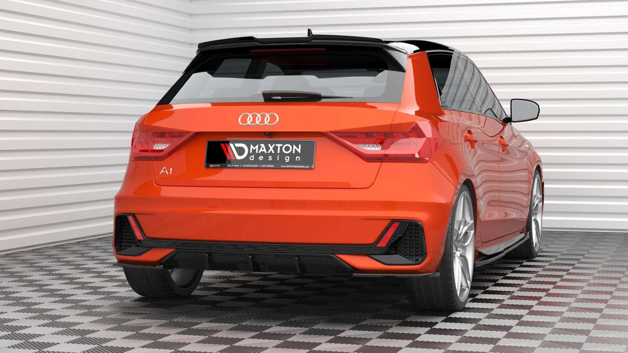 Flaps V2 Heckansatz Flaps Heckansatz für Audi A1 S-Line GB