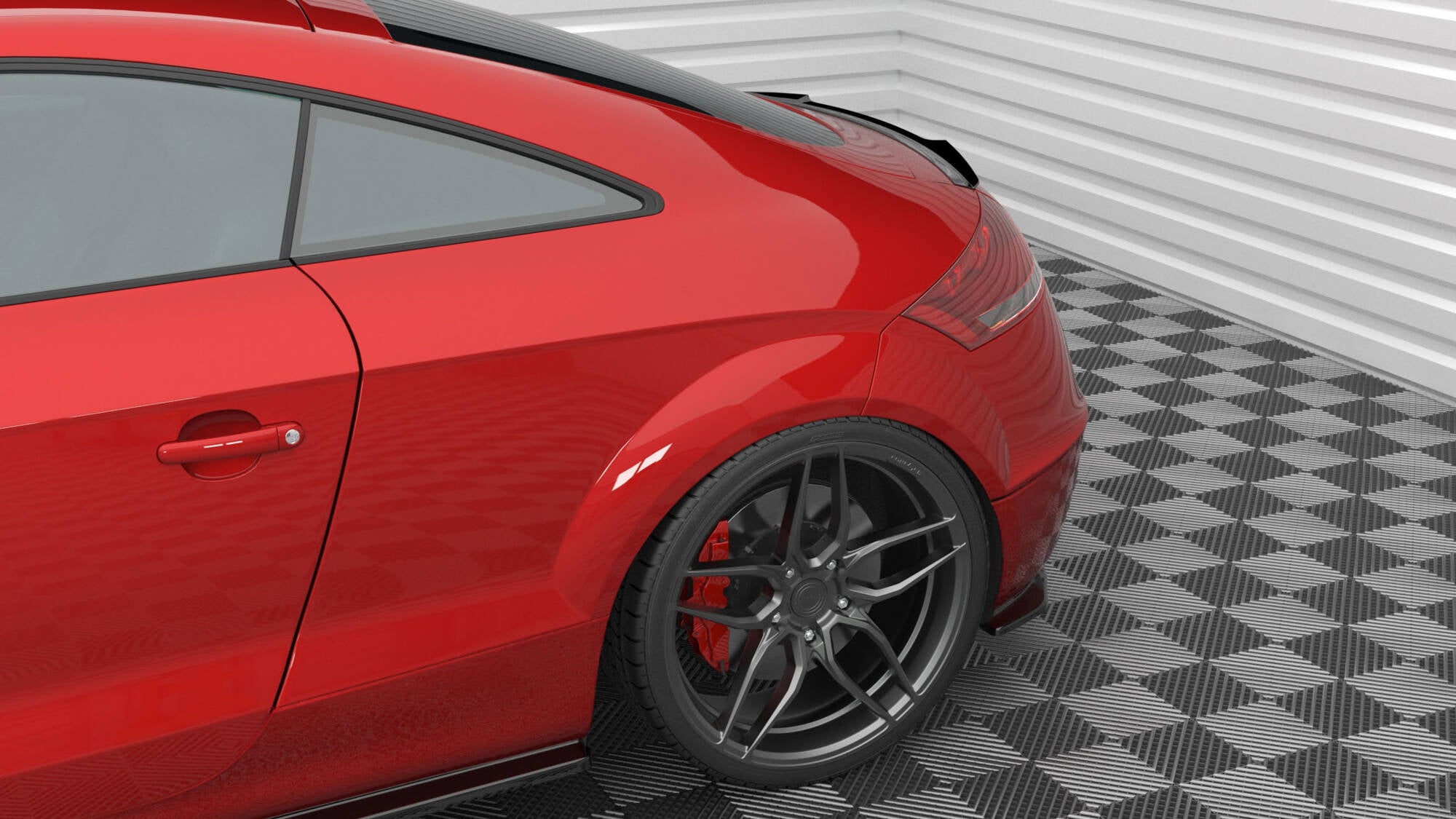 Flaps V6 Heckansatz Flaps Heckansatz für Audi TT 3.2 8J
