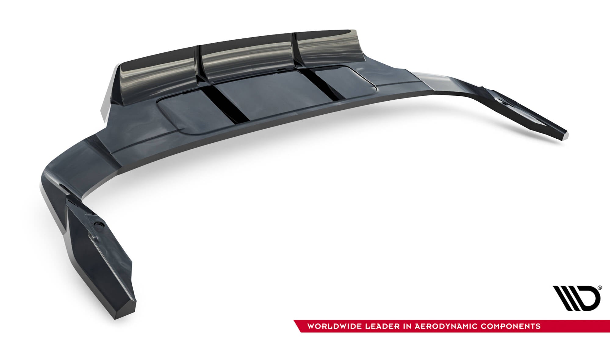 Mittlerer Cup Diffusor DTM Look Heck Ansatz für Audi Q7 S-Line Mk2 Facelift 2