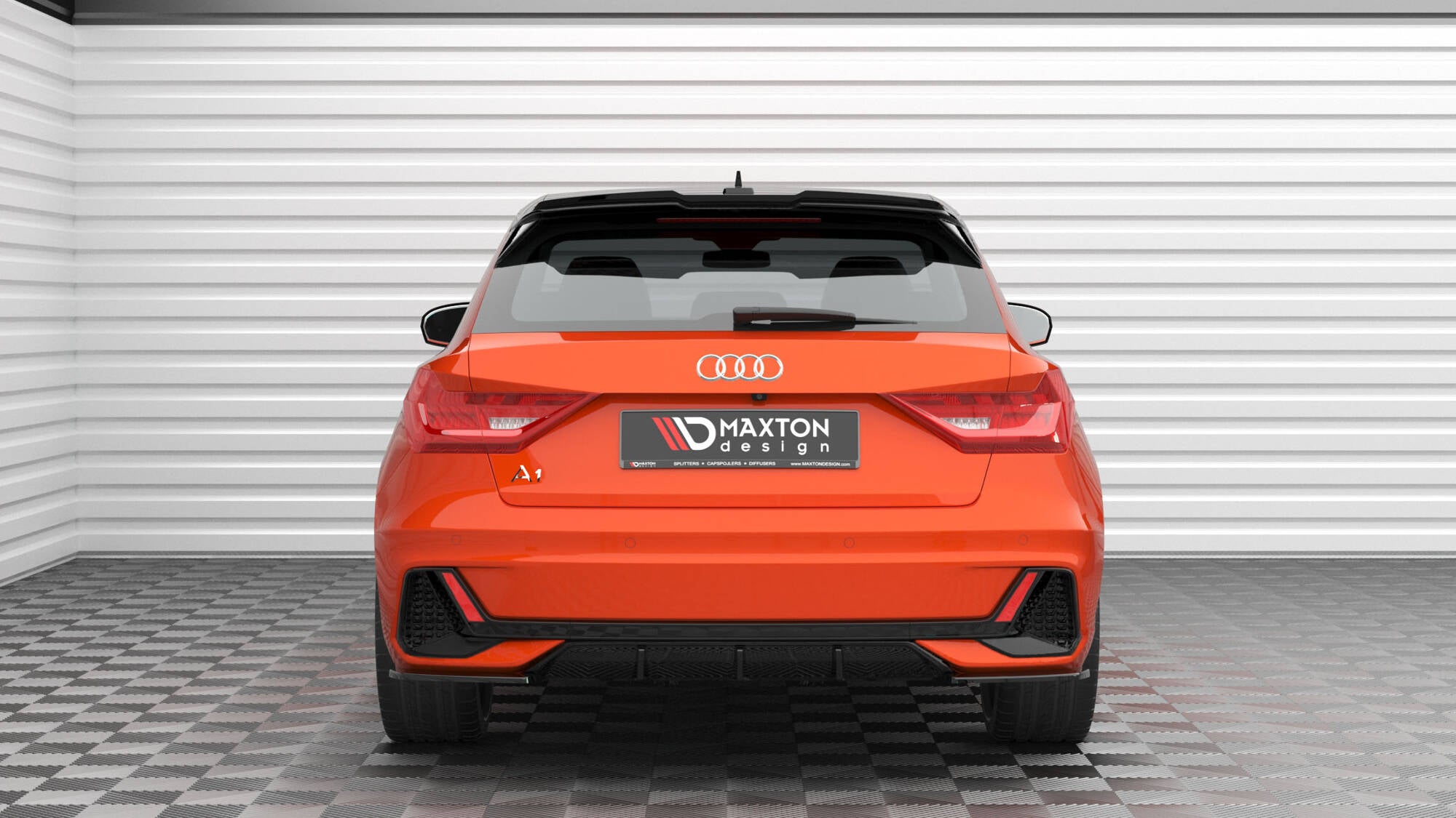 Diffusor Heck Ansatz für Audi A1 S-Line GB