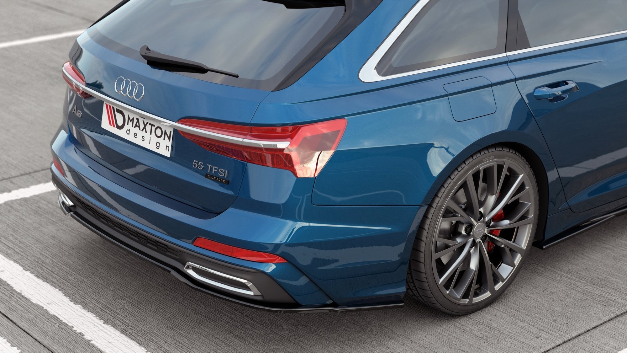 Heckansatz für Audi A6 S - Line C8