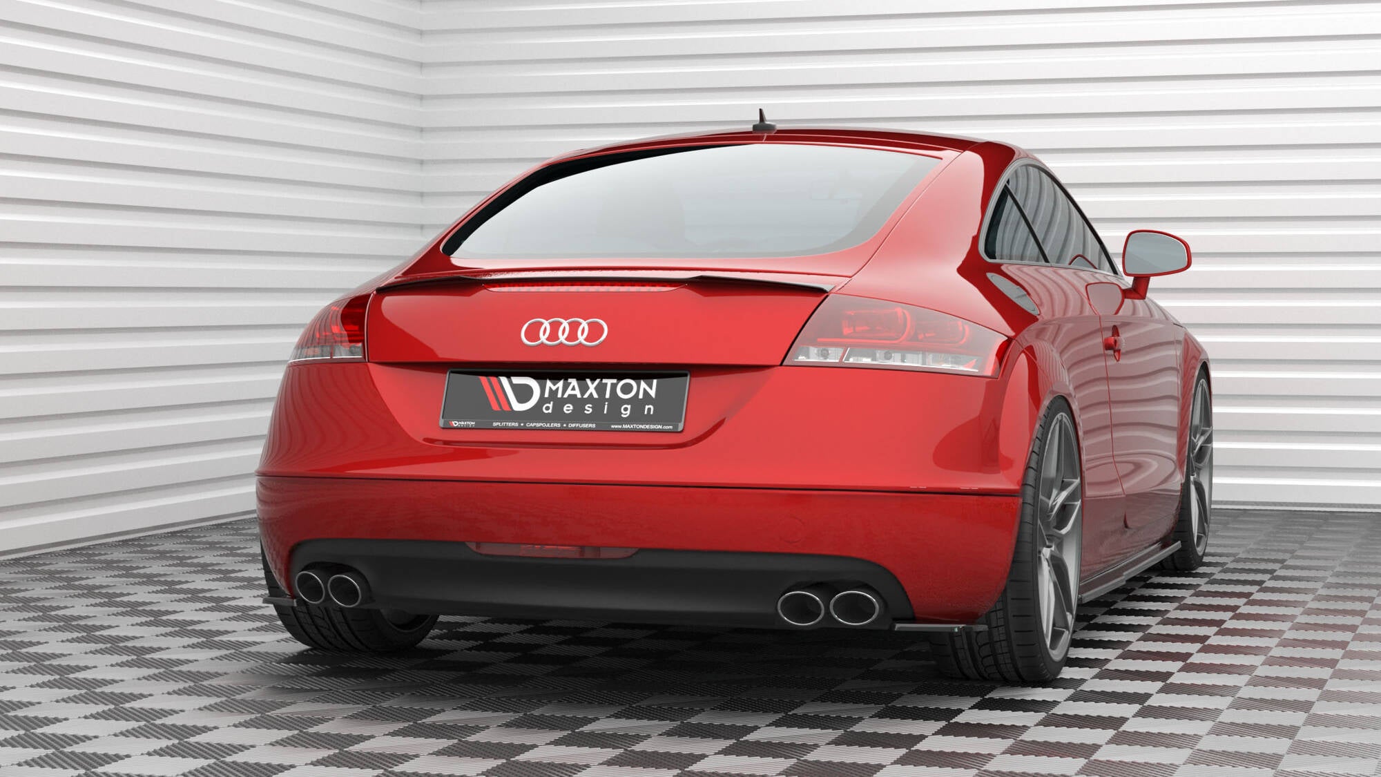 Flaps V6 Heckansatz Flaps Heckansatz für Audi TT 3.2 8J