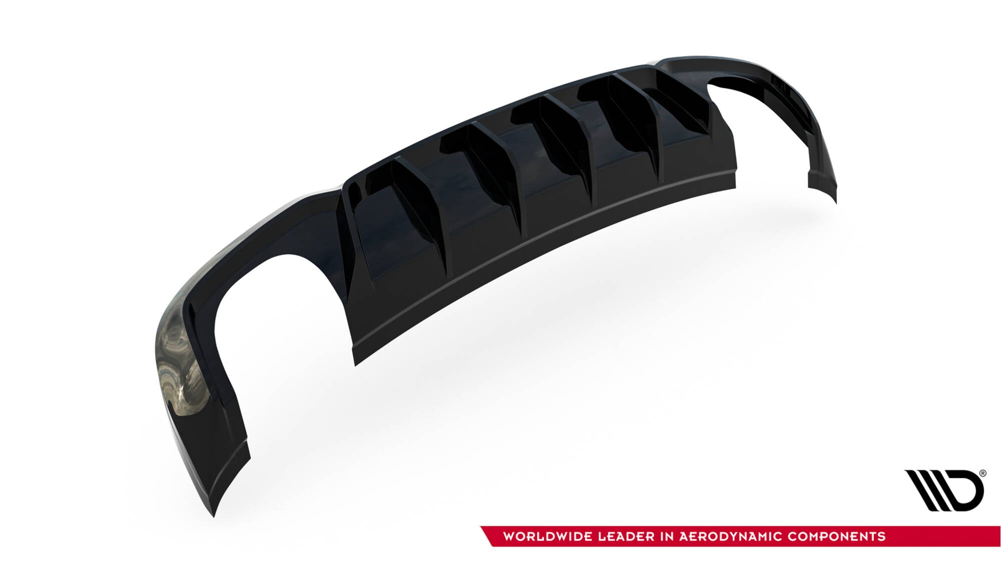 Diffusor V2 Heck Ansatz für Audi RS3 Limousine 8V Facelift