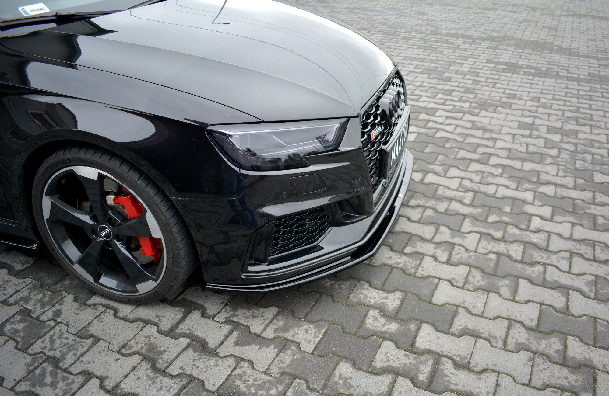 Frontlippe V1 für Audi RS3 8V FL Sportback