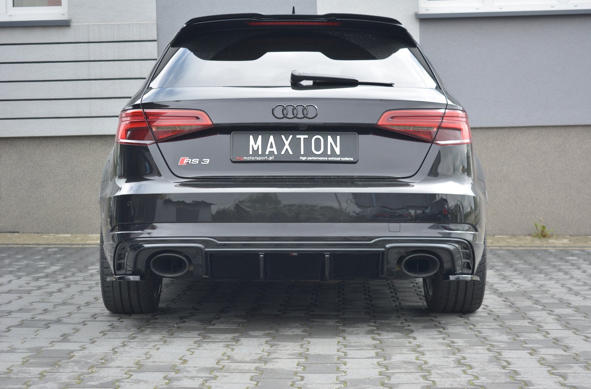 Diffusor Heck Ansatz für Audi RS3 8V FL Sportback