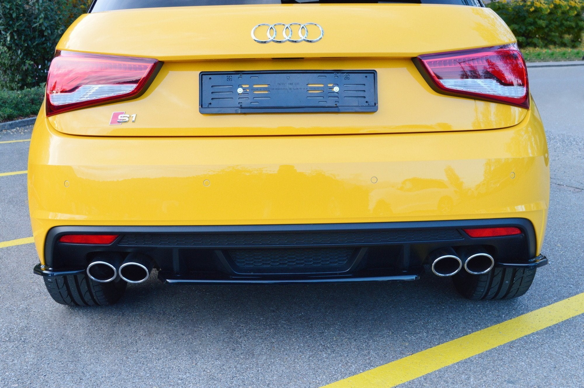 Heckansatz für Audi S1 8X