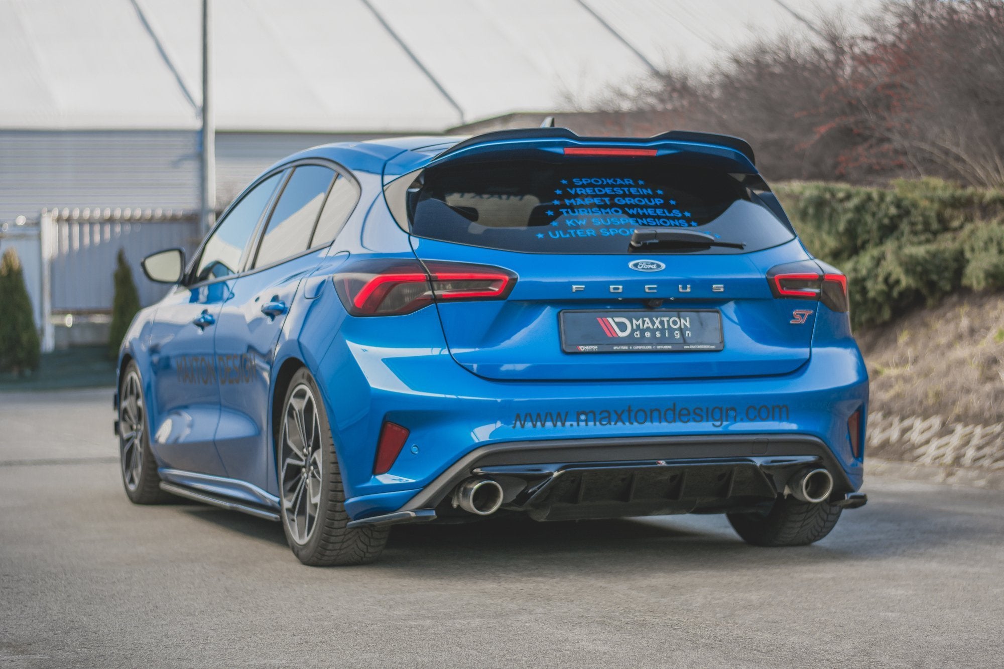 Heck Ansatz Flaps Diffusor V1 für Ford Focus ST Mk4