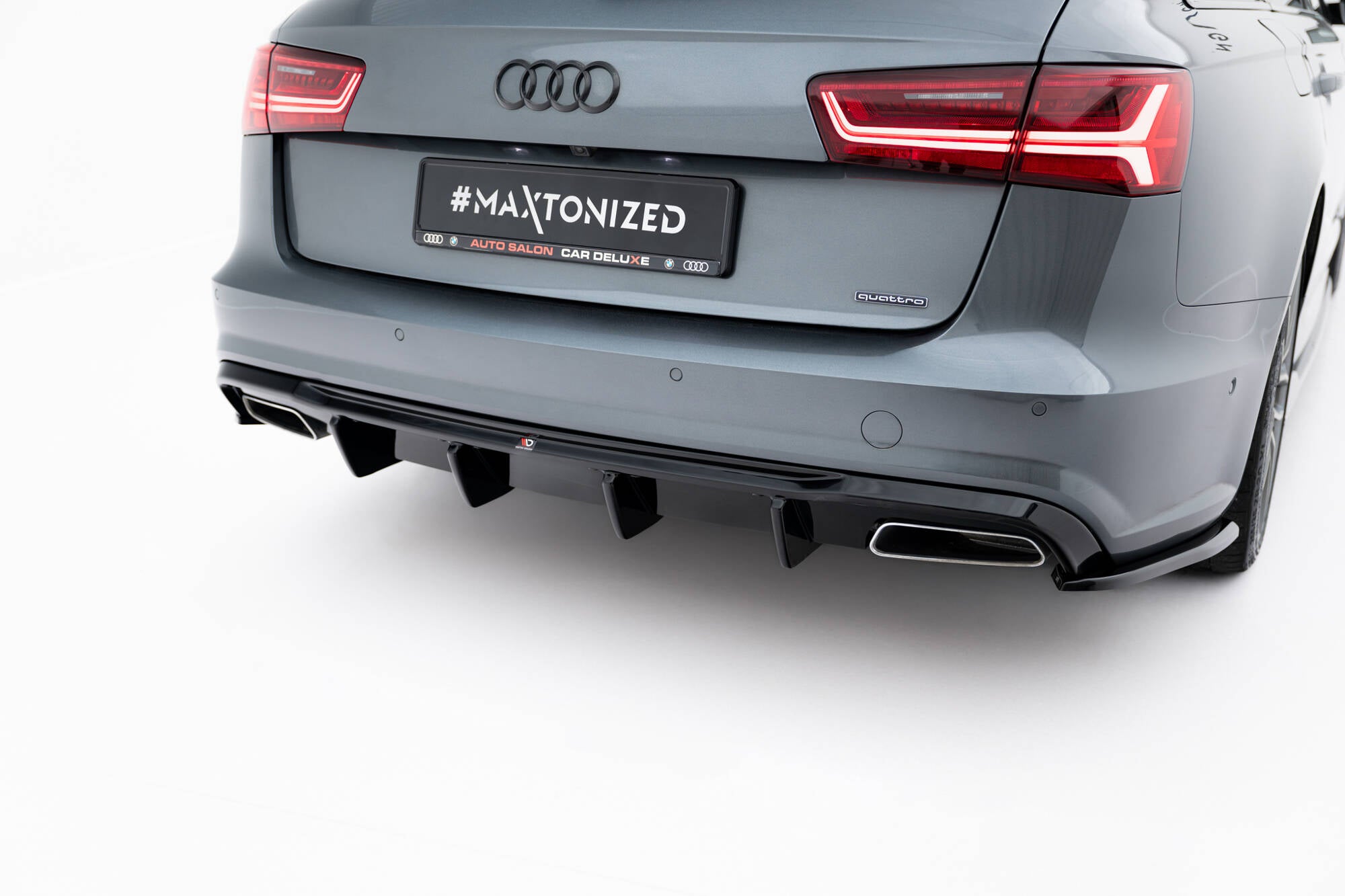 Diffusor V2 Heck Ansatz für Audi A6 / A6 C7 S-line/ S6 C7 Facelift