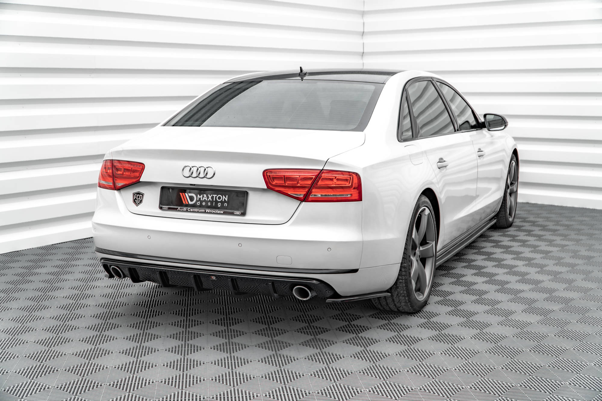 Diffusor Heck Ansatz für Audi A8 D4
