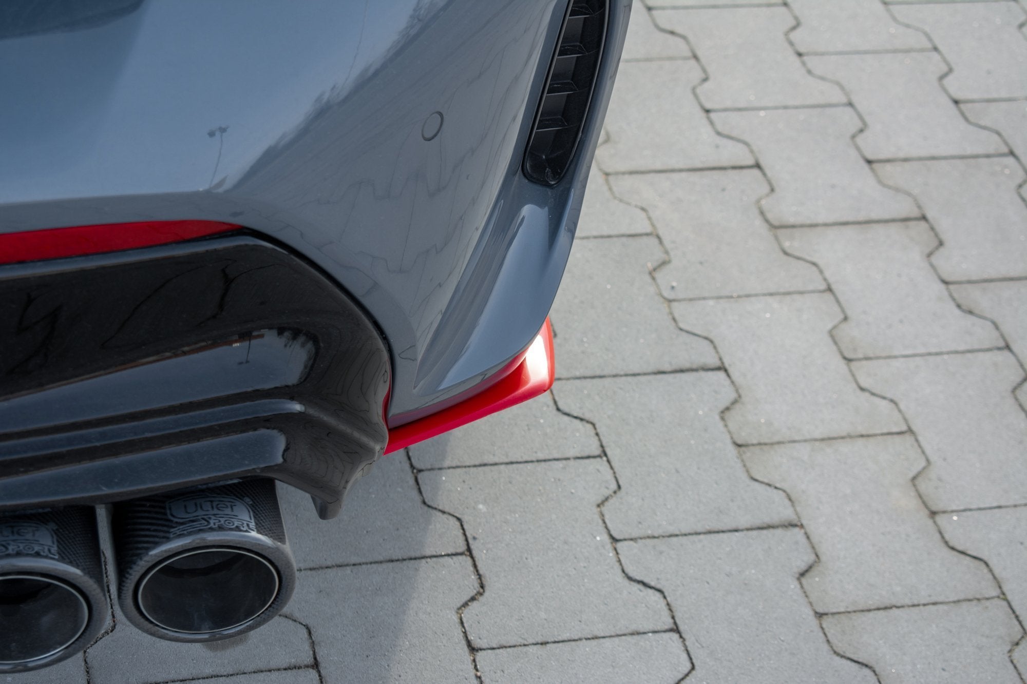 Flaps Heckansatz V2 Diffusor für BMW 1er F40 M - Paket